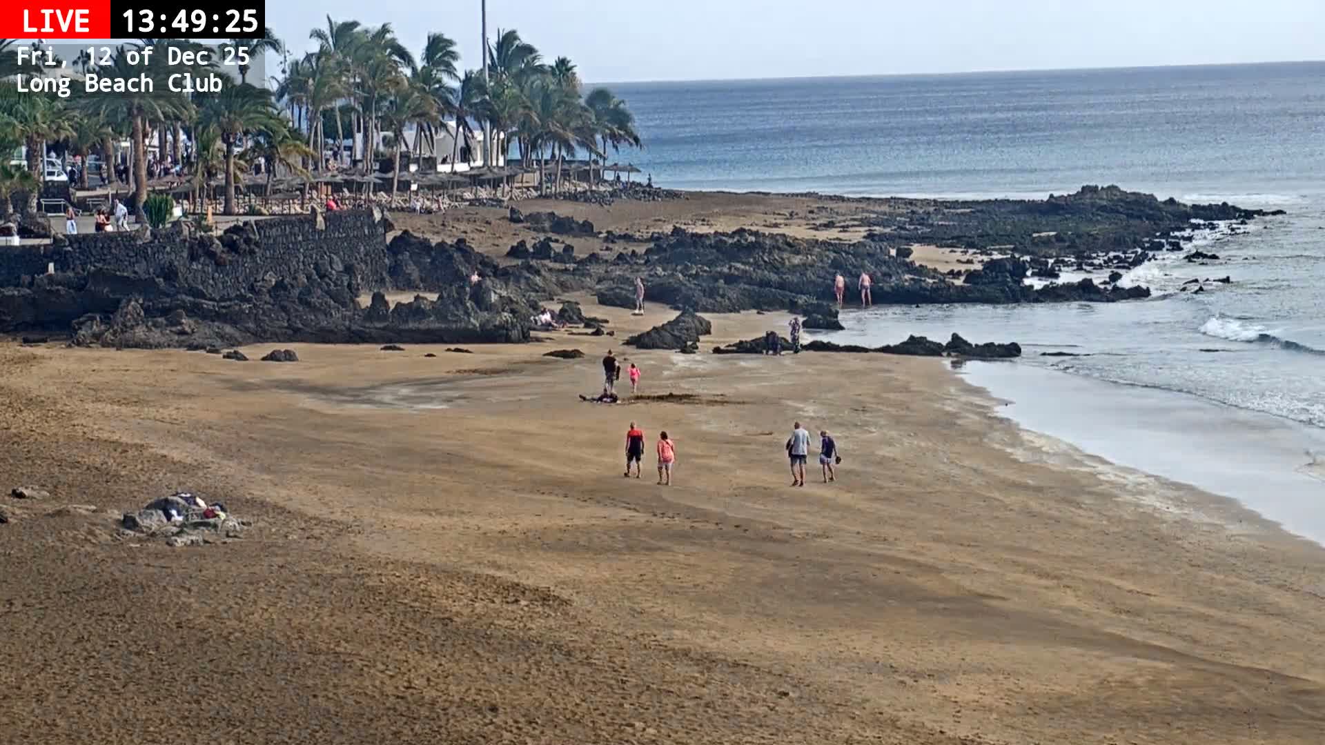 Lanzarote, Puerto del Carmen Beach Live Cam - Canary Islands, Las Palmas, Spain