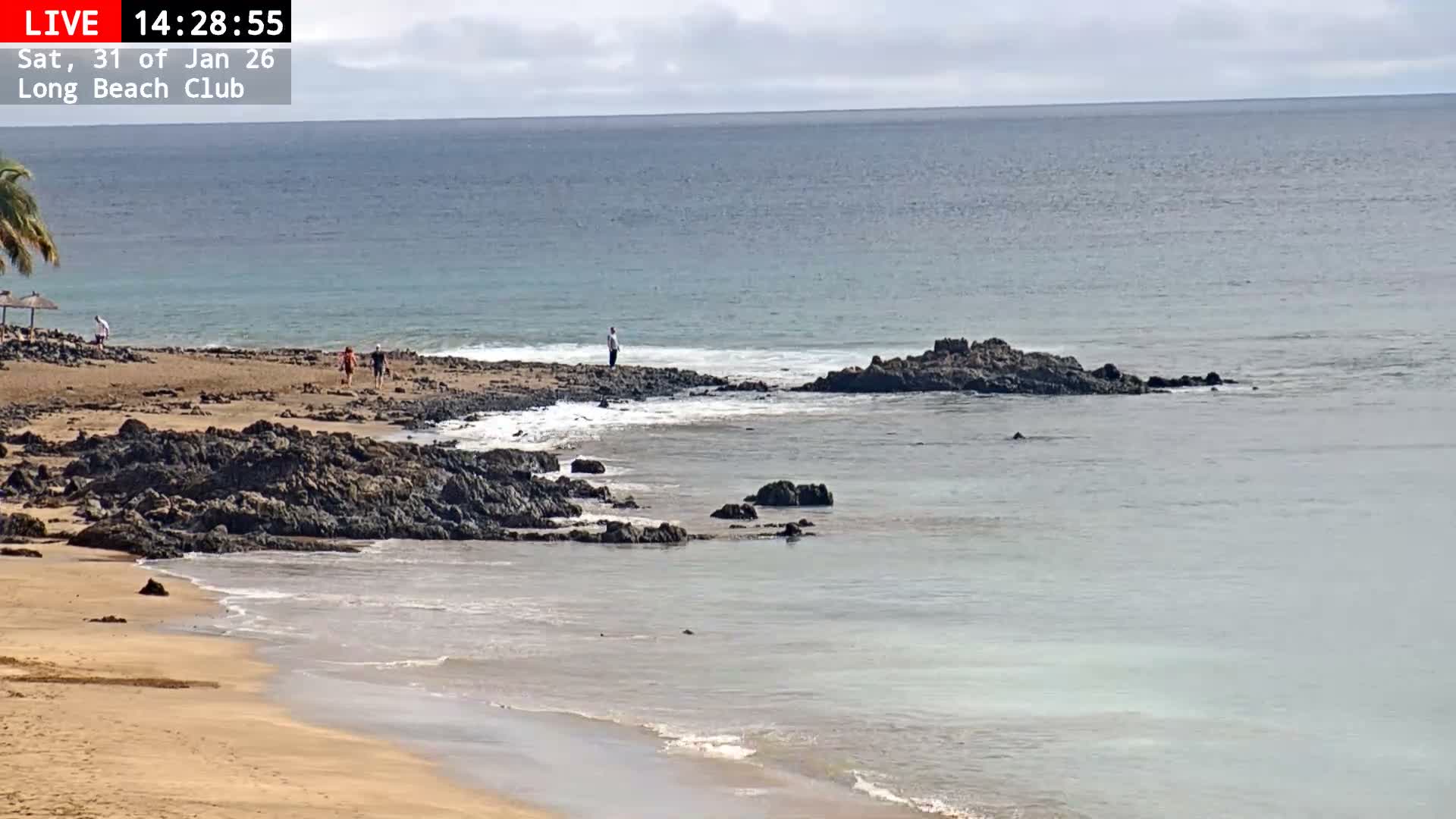 Lanzarote, Puerto del Carmen Beach Live Cam - Canary Islands, Las Palmas, Spain