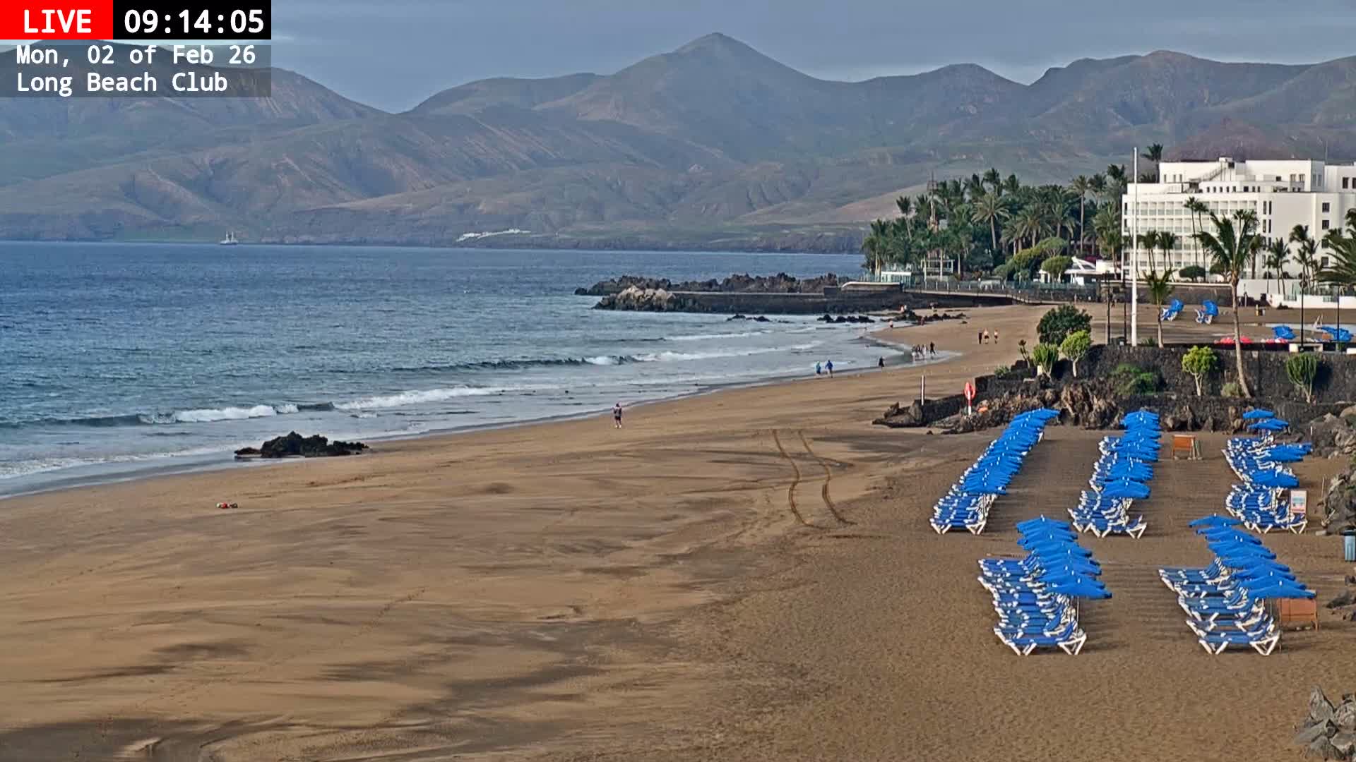 Lanzarote, Puerto del Carmen Beach Live Cam - Canary Islands, Las Palmas, Spain