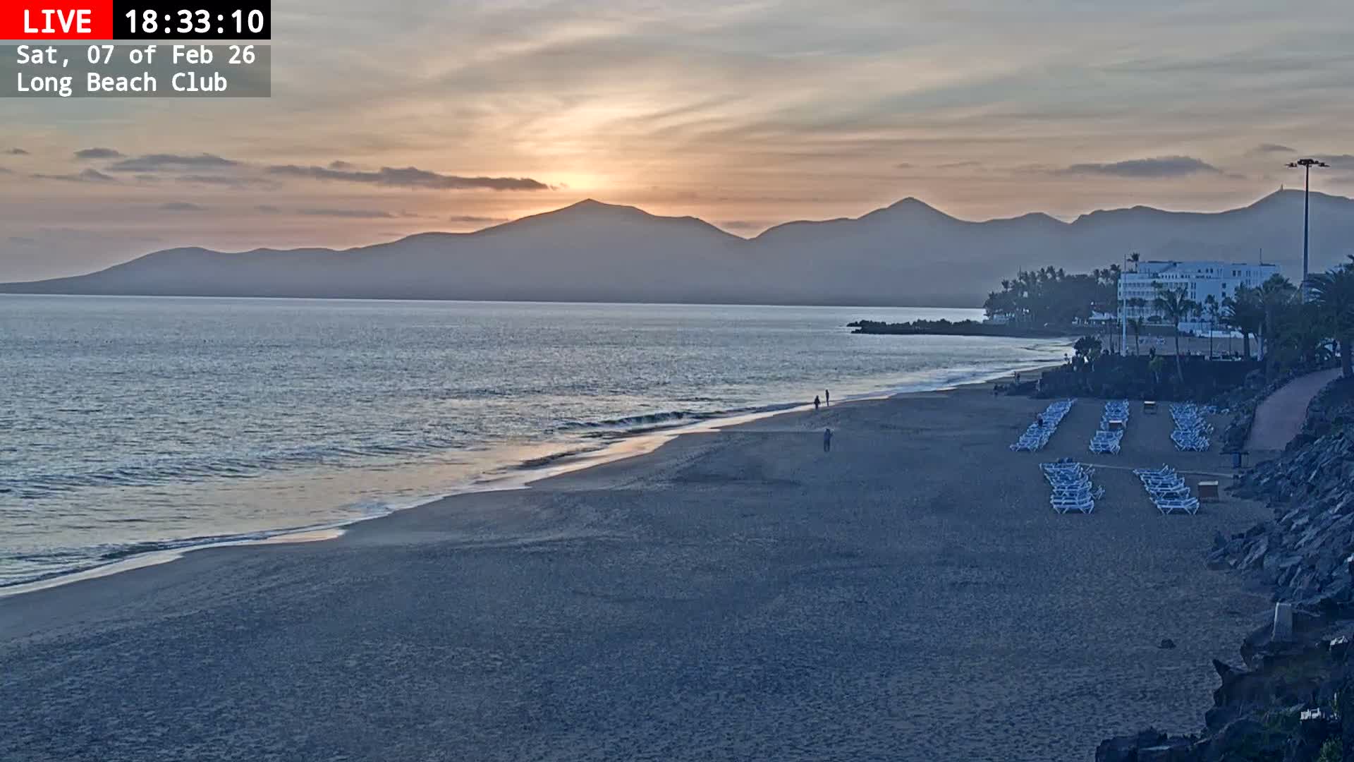 Lanzarote, Puerto del Carmen Beach Live Cam - Canary Islands, Las Palmas, Spain