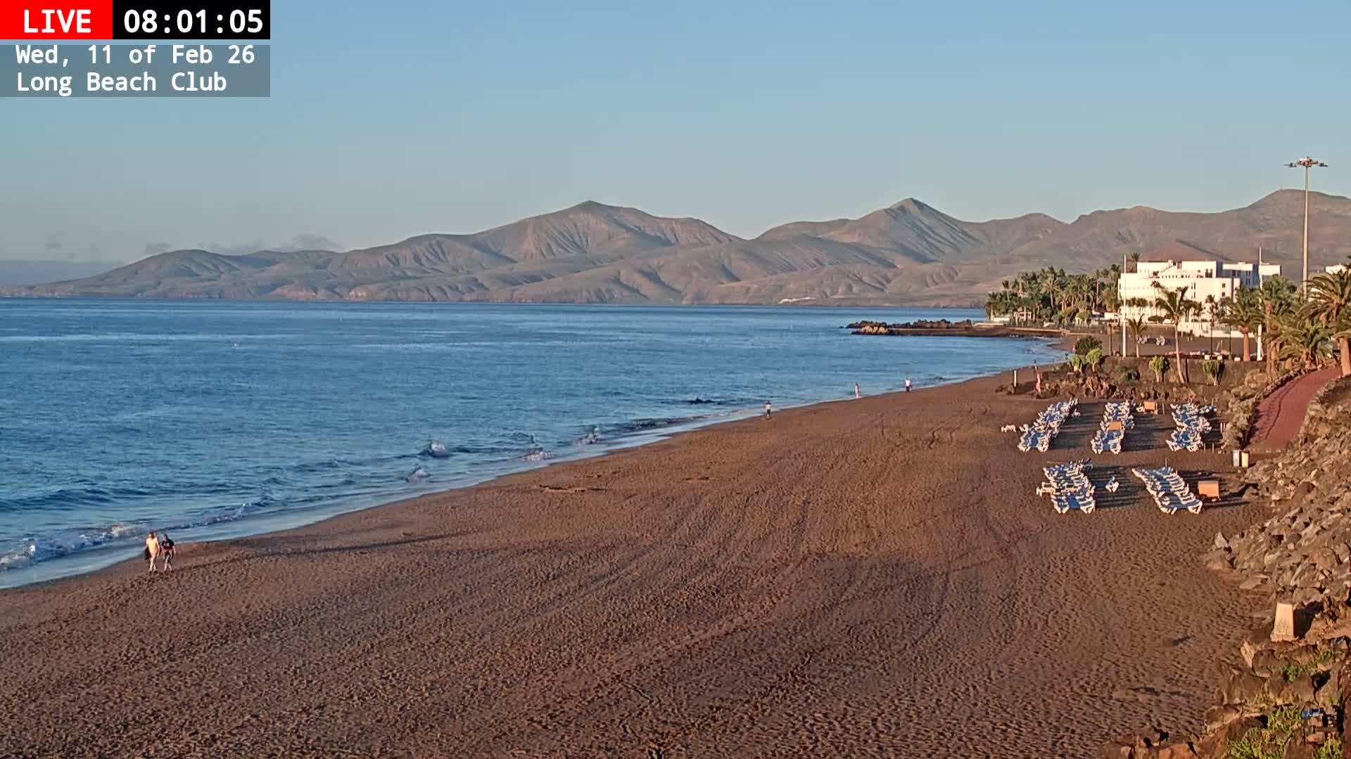 Lanzarote, Puerto del Carmen Beach Live Cam - Canary Islands, Las Palmas, Spain