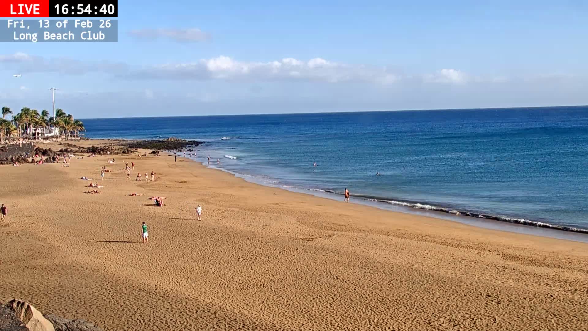 Lanzarote, Puerto del Carmen Beach Live Cam - Canary Islands, Las Palmas, Spain