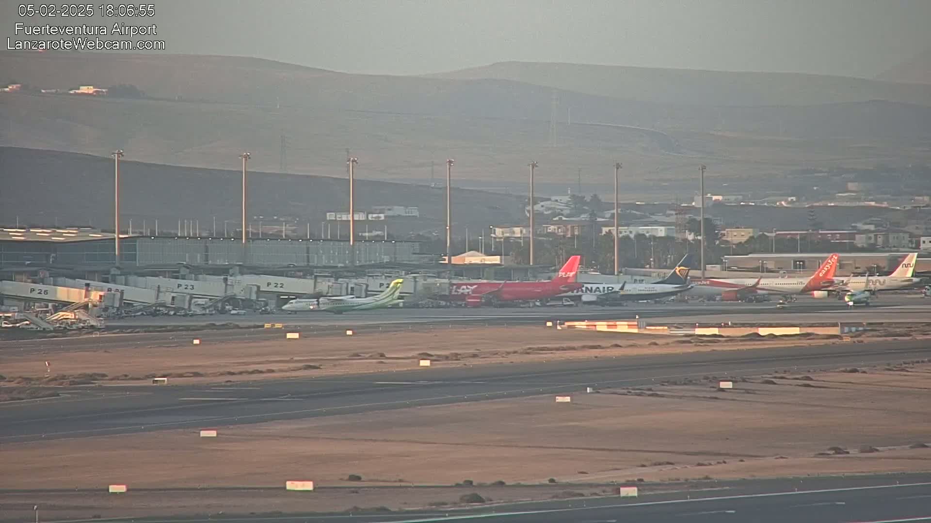 Fuerteventura Airport Live Cam - Canary Island, Las Palmas, Spain