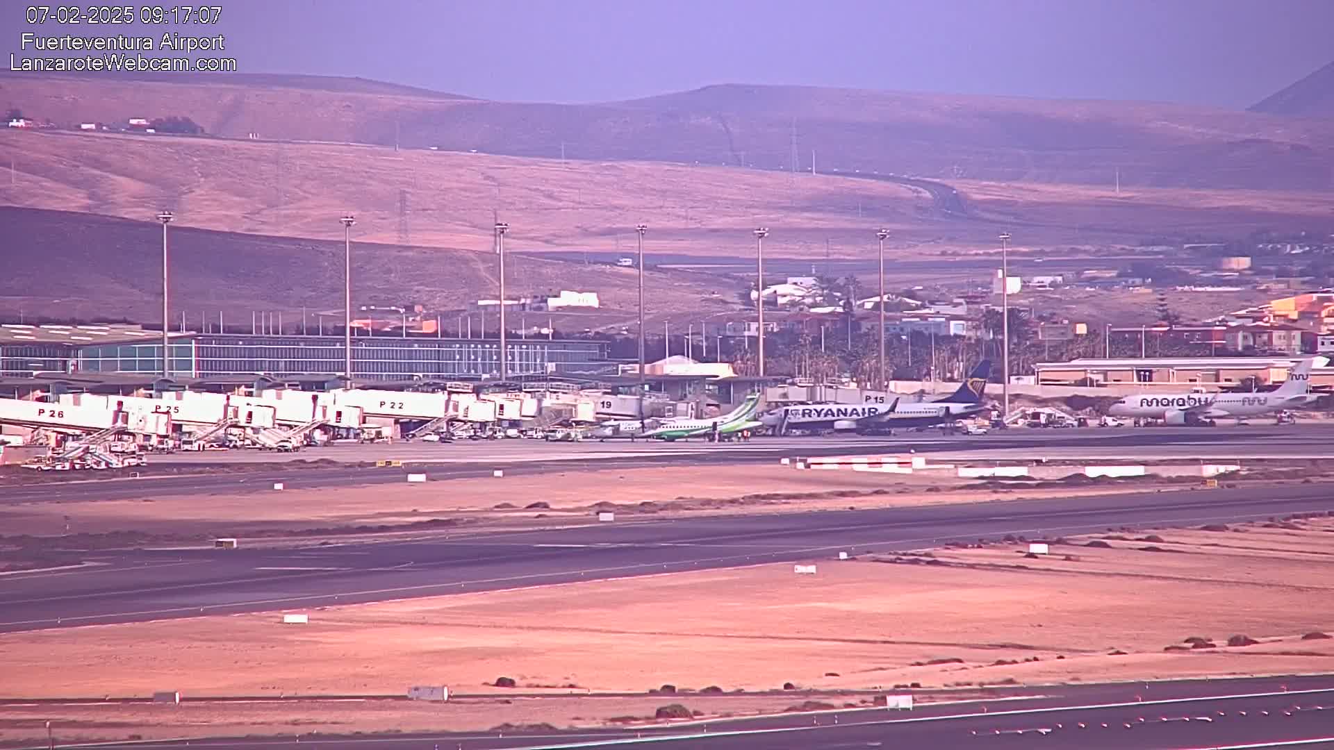 Fuerteventura Airport Live Cam - Canary Island, Las Palmas, Spain