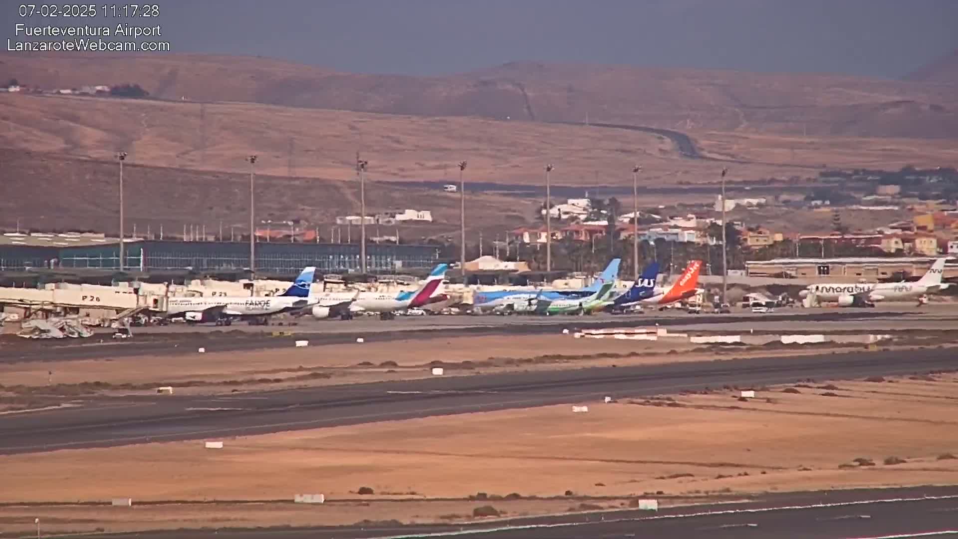 Fuerteventura Airport Live Cam - Canary Island, Las Palmas, Spain