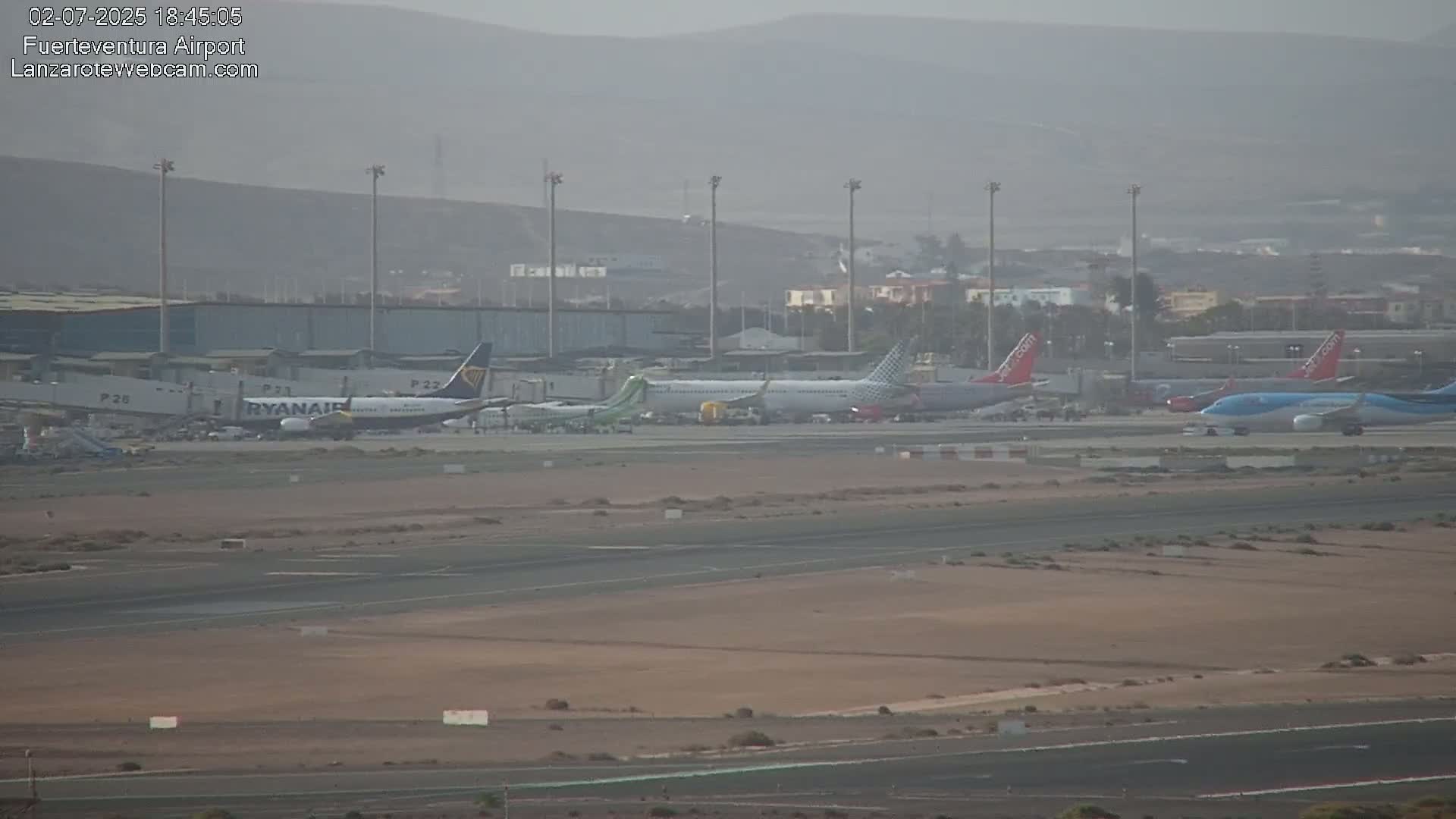 Fuerteventura Airport Live Cam - Canary Island, Las Palmas, Spain