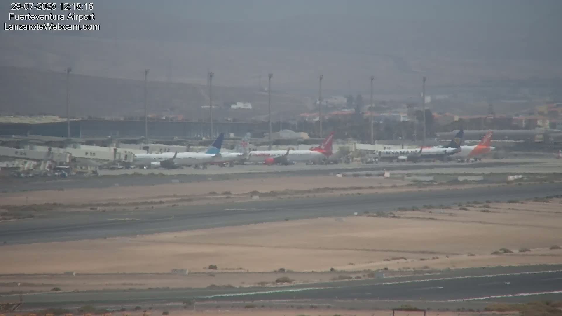 Fuerteventura Airport Live Cam - Canary Island, Las Palmas, Spain