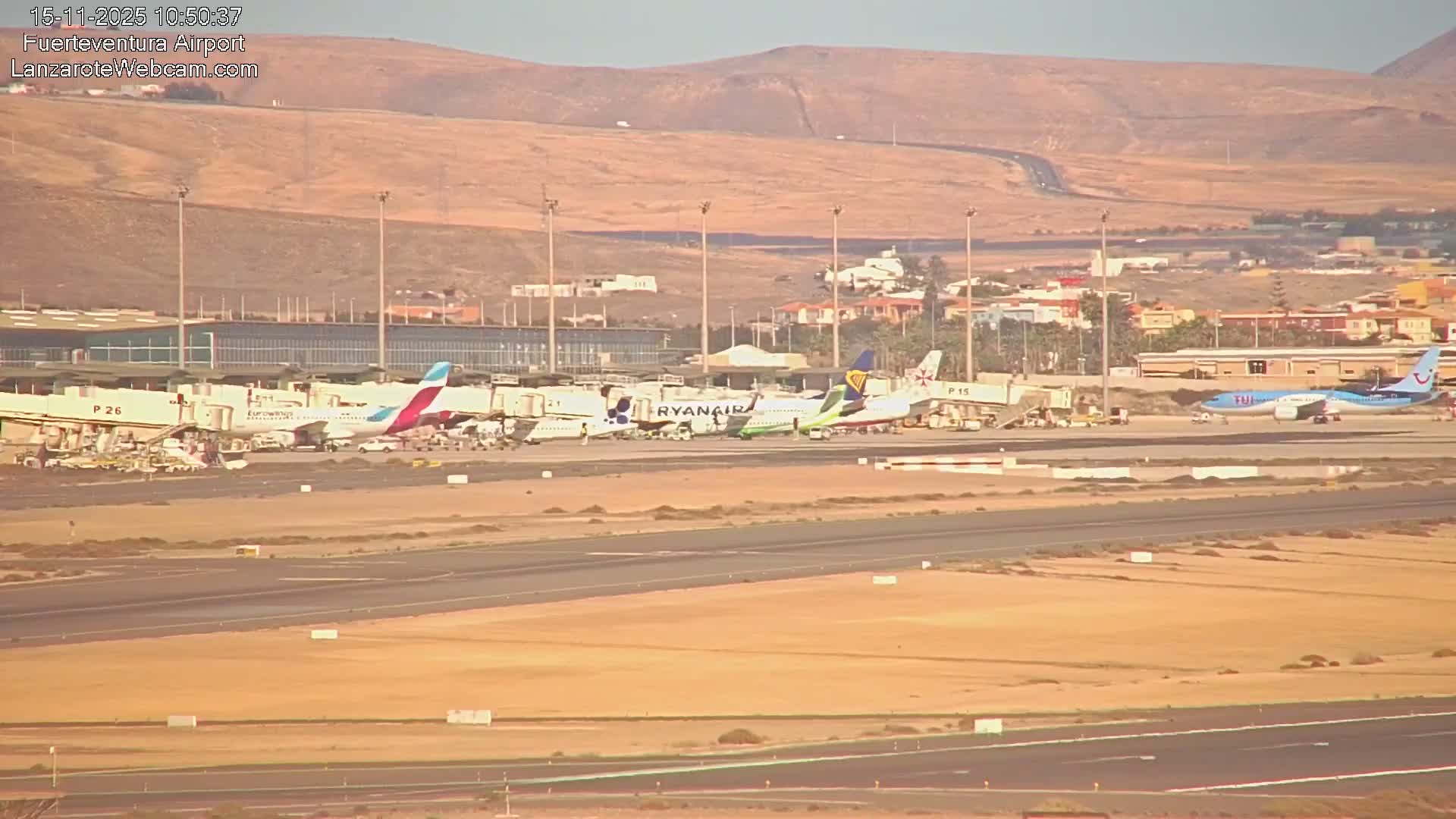 Fuerteventura Airport Live Cam - Canary Island, Las Palmas, Spain