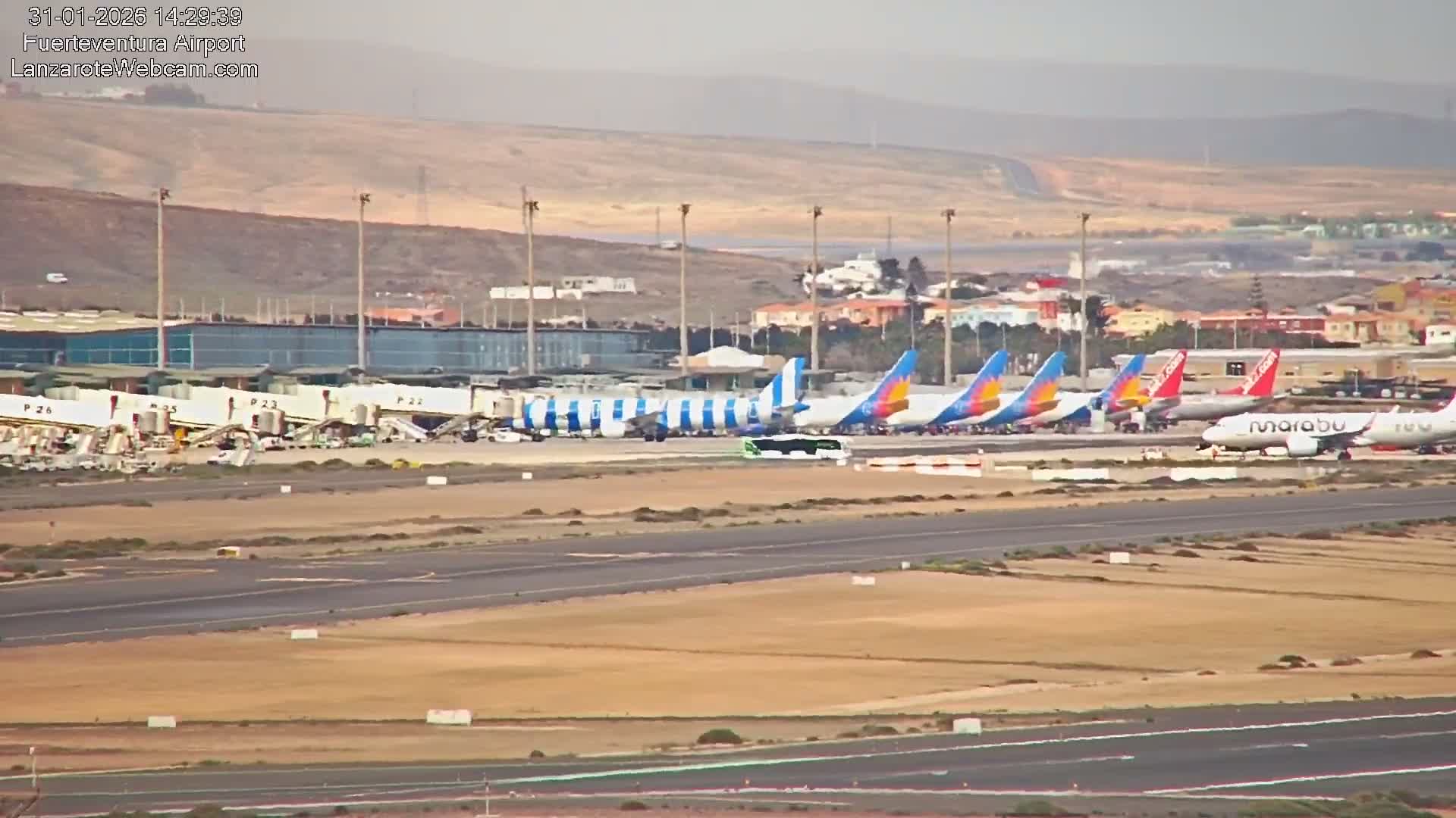 Fuerteventura Airport Live Cam - Canary Island, Las Palmas, Spain