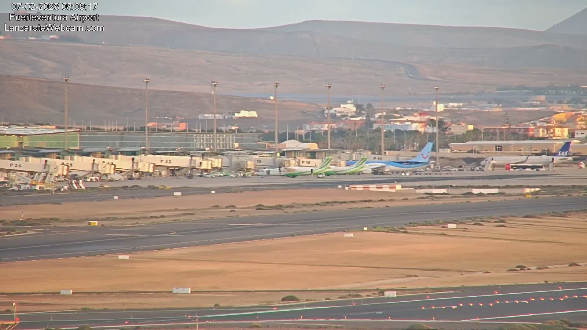 Fuerteventura Airport Live Cam - Canary Island, Las Palmas, Spain