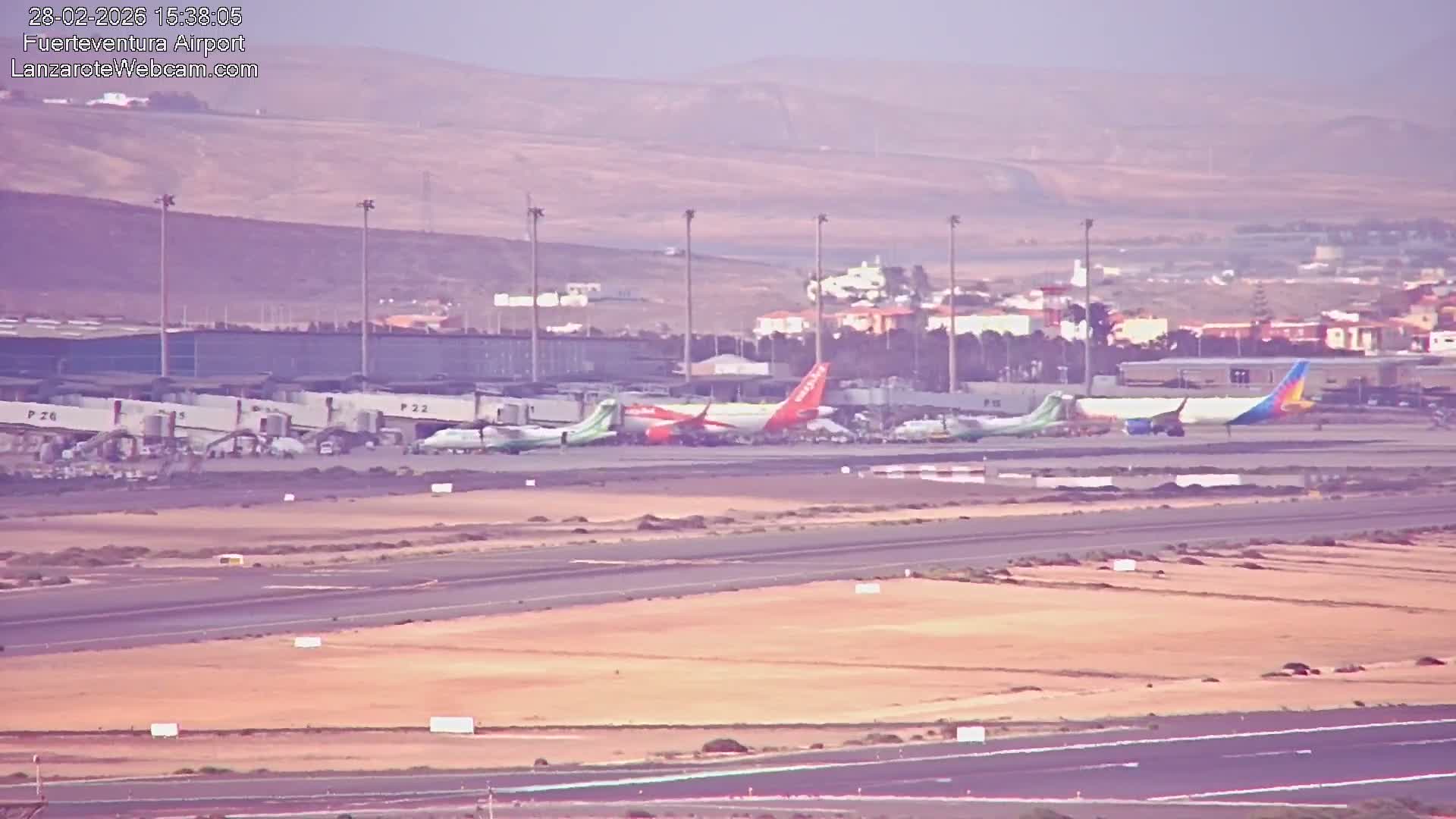 Fuerteventura Airport Live Cam - Canary Island, Las Palmas, Spain