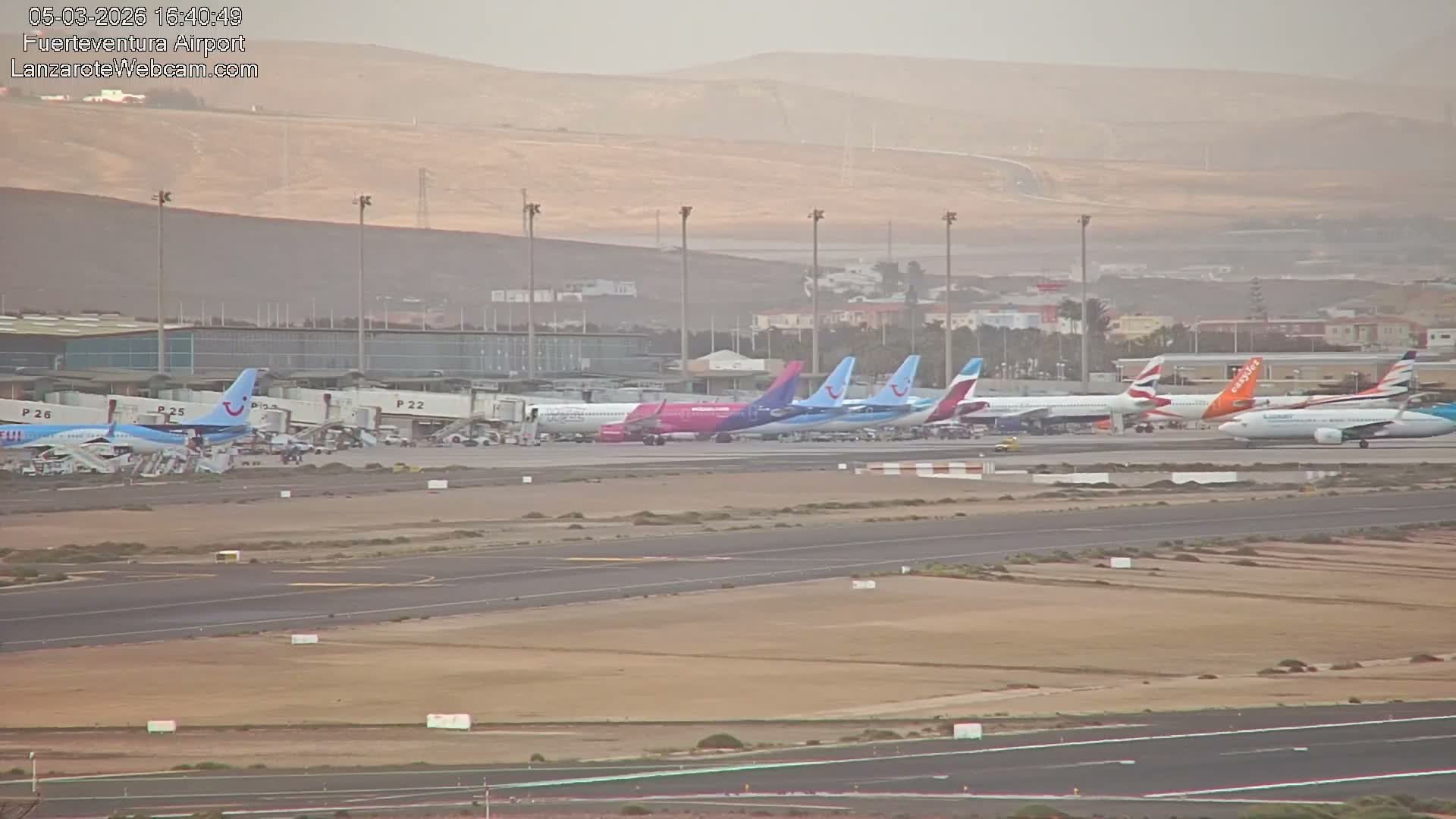 Fuerteventura Airport Live Cam - Canary Island, Las Palmas, Spain