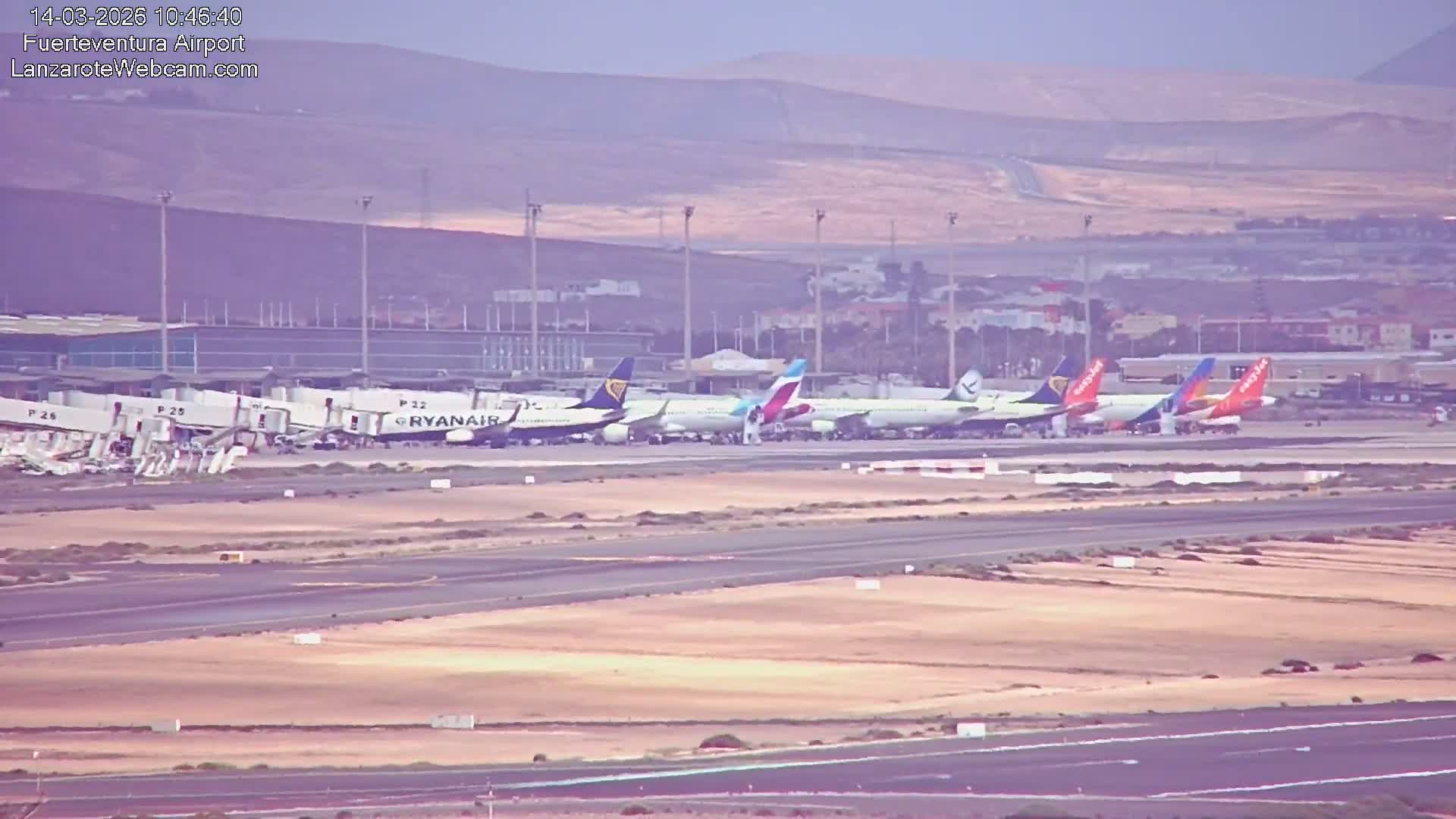 Fuerteventura Airport Live Cam - Canary Island, Las Palmas, Spain