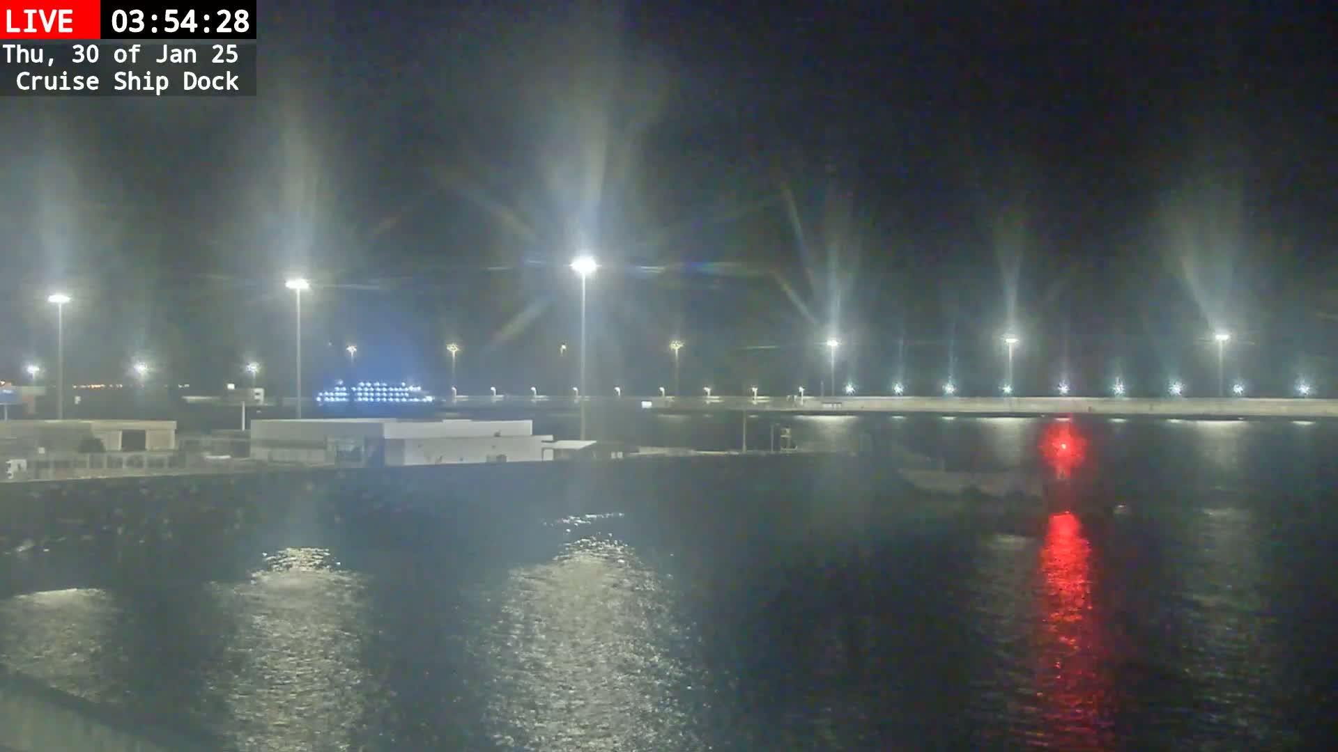 Lanzarote, Arrecife Harbor, Cruise Ship Dock Live Cam - Canary Islands, Las Palmas, Spain