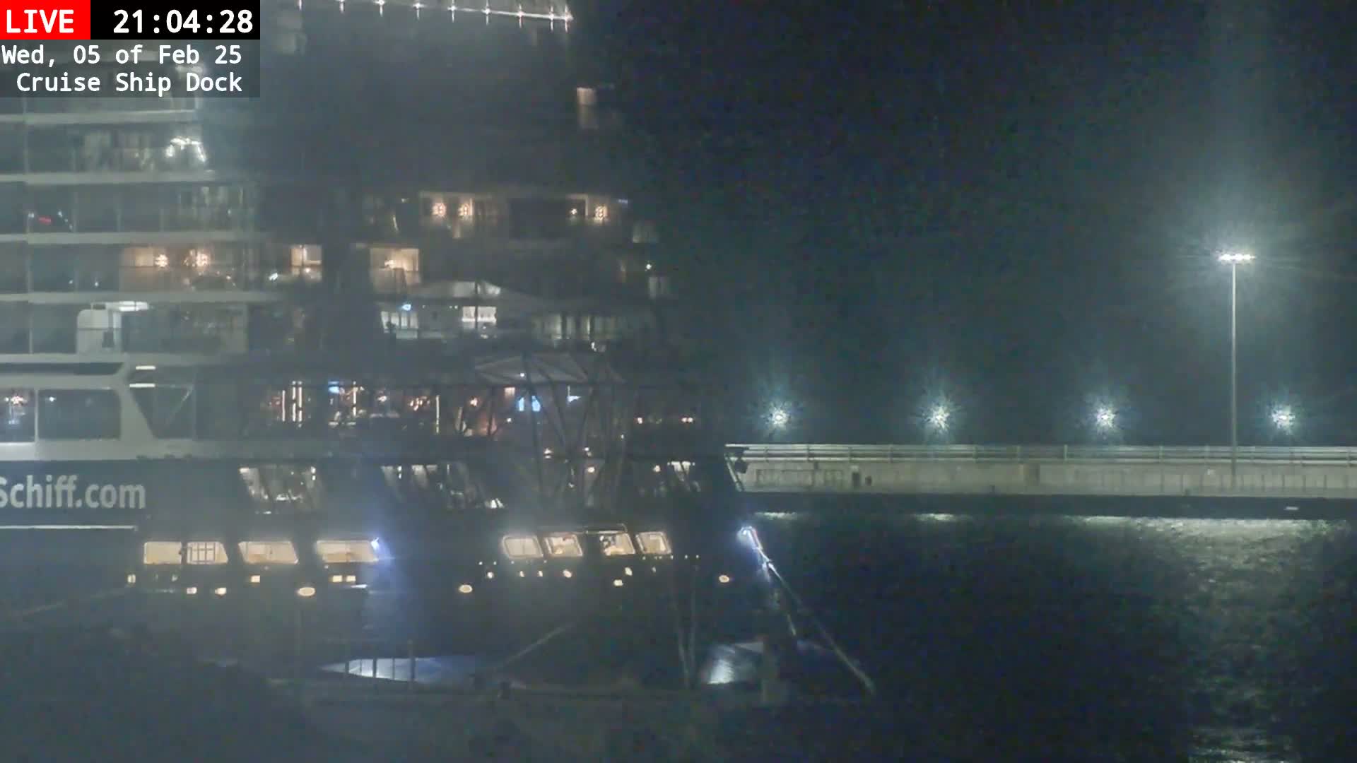 Lanzarote, Arrecife Harbor, Cruise Ship Dock Live Cam - Canary Islands, Las Palmas, Spain