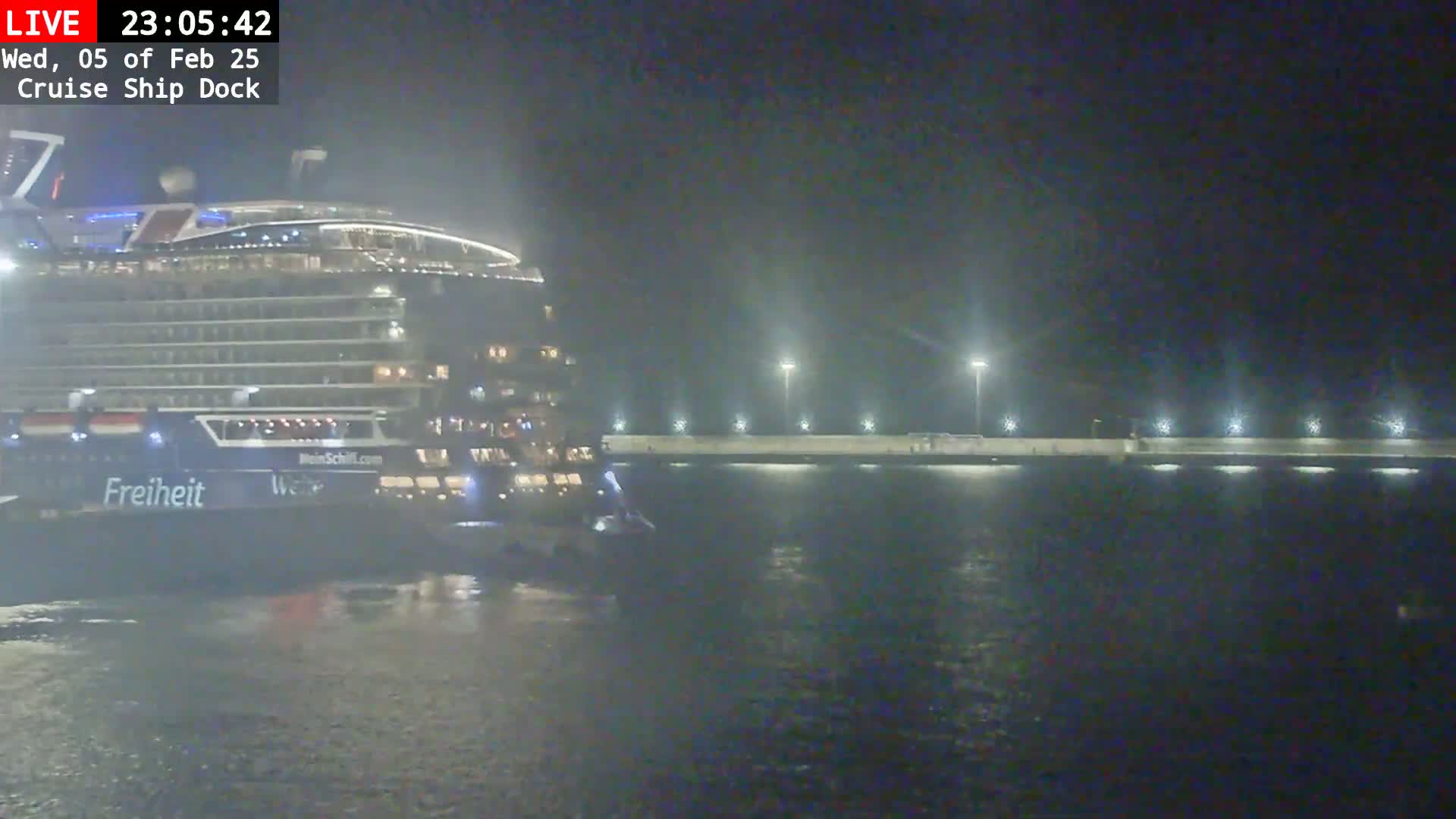 Lanzarote, Arrecife Harbor, Cruise Ship Dock Live Cam - Canary Islands, Las Palmas, Spain