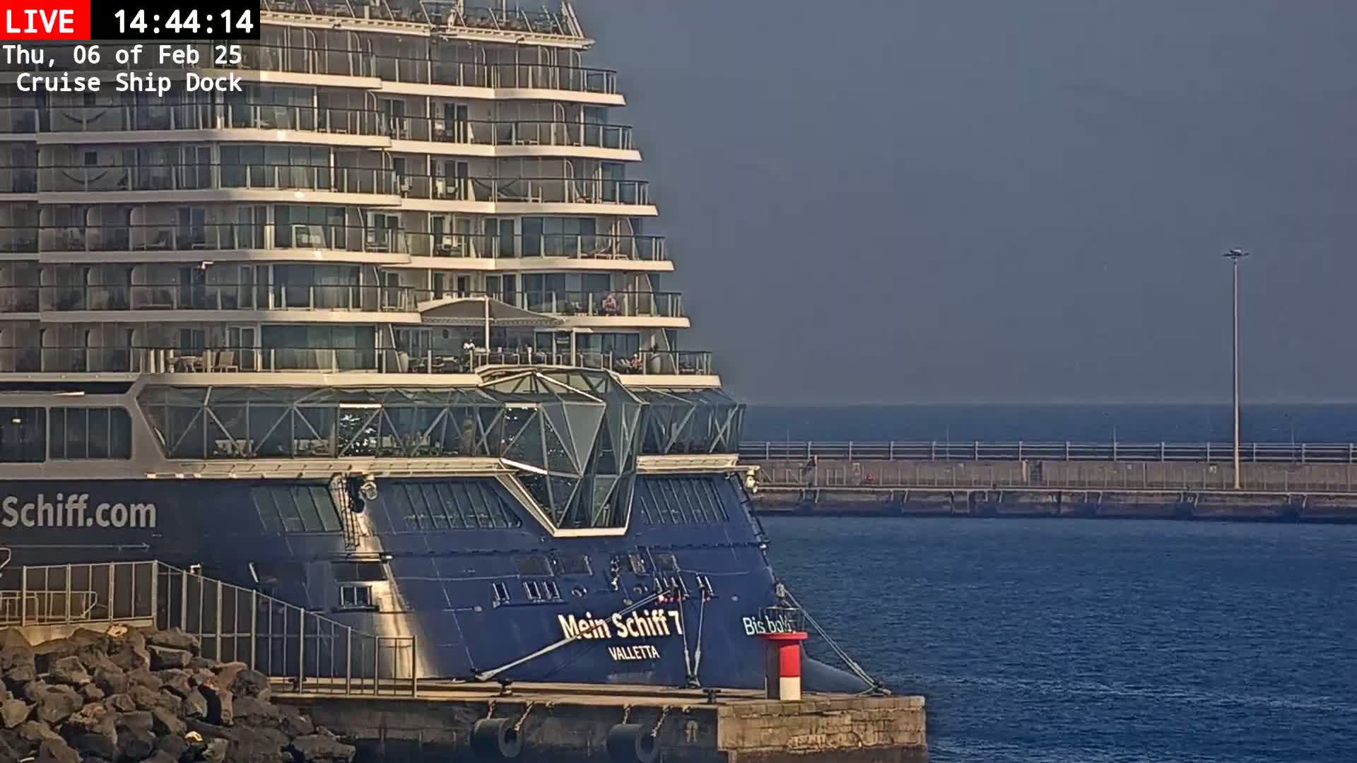 Lanzarote, Arrecife Harbor, Cruise Ship Dock Live Cam - Canary Islands, Las Palmas, Spain