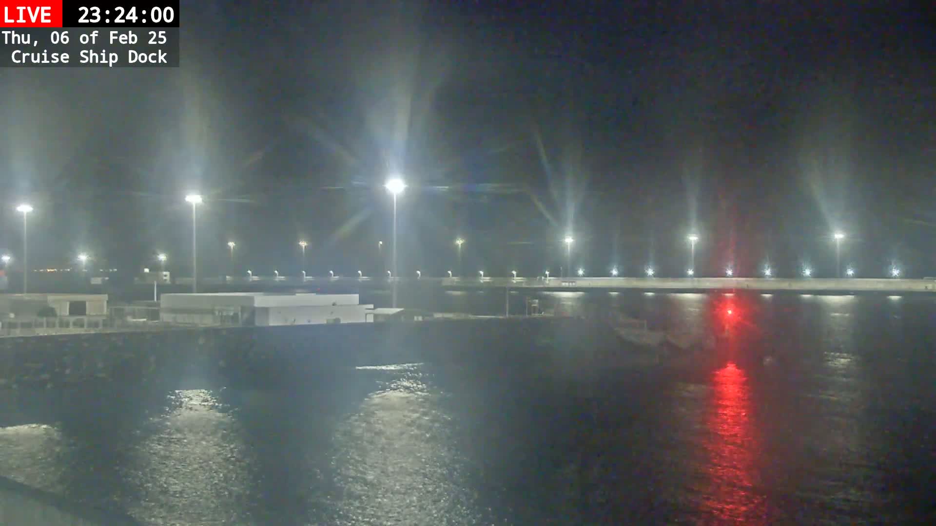 Lanzarote, Arrecife Harbor, Cruise Ship Dock Live Cam - Canary Islands, Las Palmas, Spain