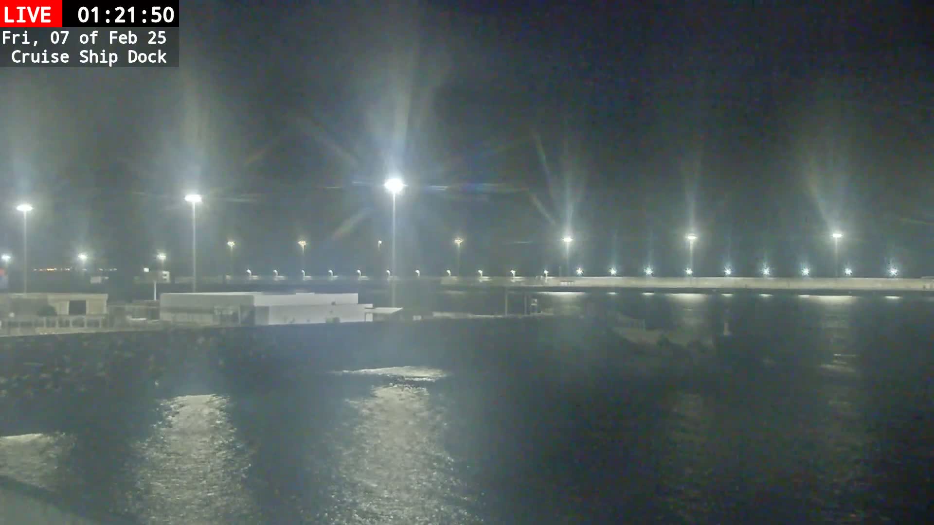 Lanzarote, Arrecife Harbor, Cruise Ship Dock Live Cam - Canary Islands, Las Palmas, Spain
