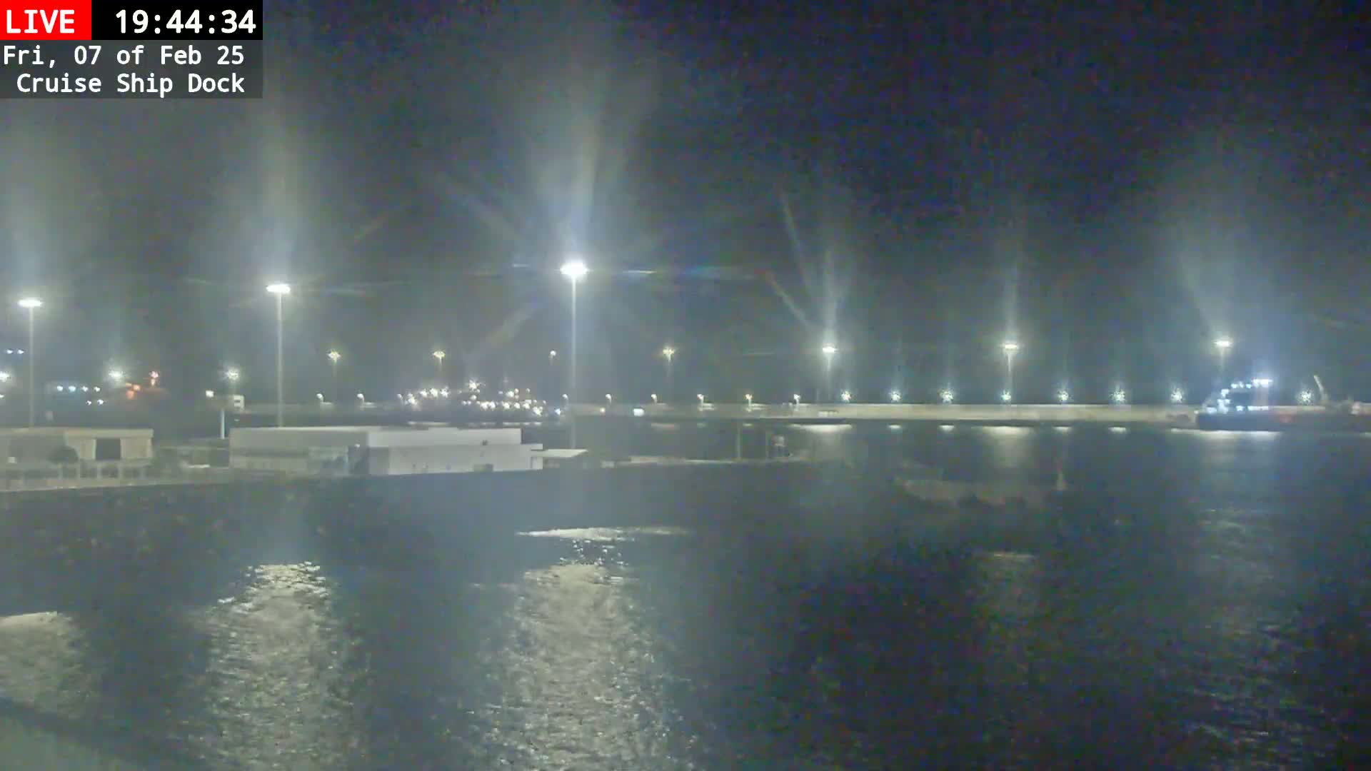 Lanzarote, Arrecife Harbor, Cruise Ship Dock Live Cam - Canary Islands, Las Palmas, Spain