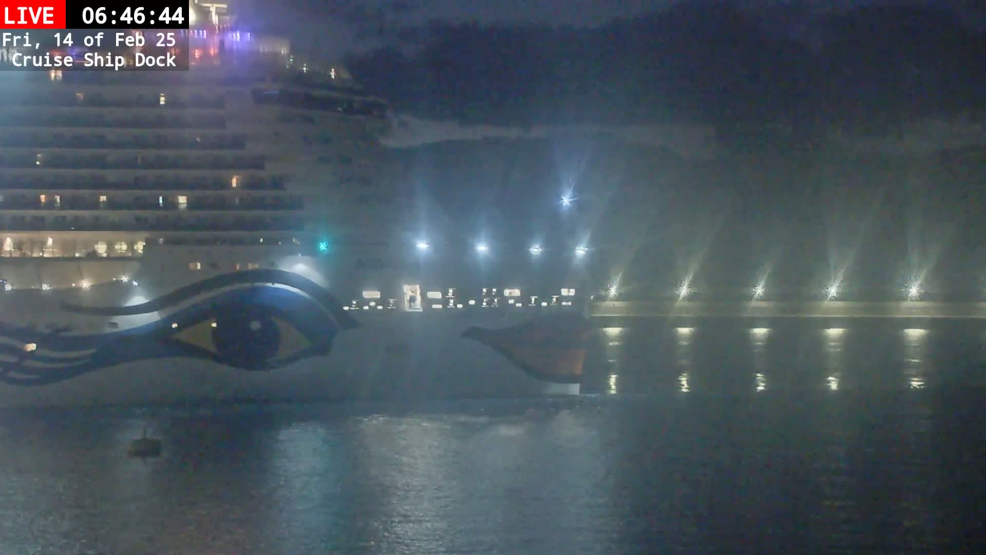 Lanzarote, Arrecife Harbor, Cruise Ship Dock Live Cam - Canary Islands, Las Palmas, Spain