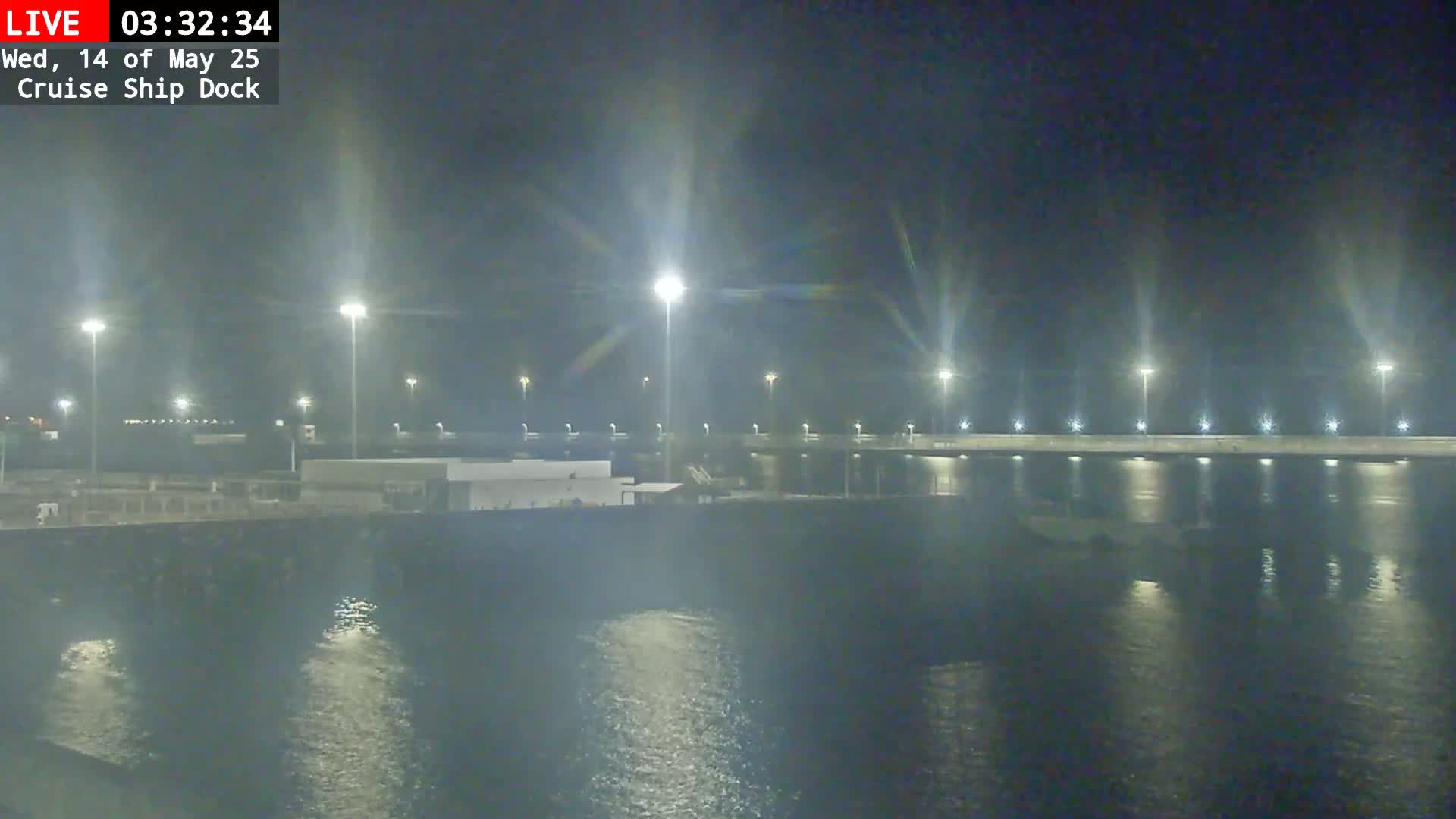 Lanzarote, Arrecife Harbor, Cruise Ship Dock Live Cam - Canary Islands, Las Palmas, Spain