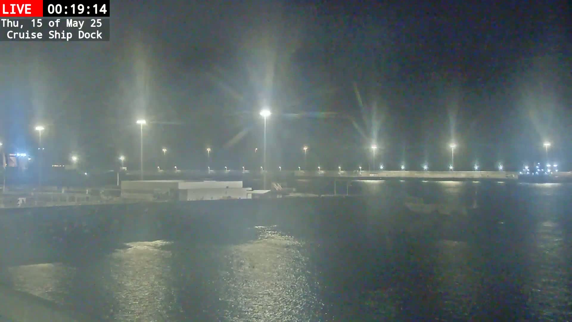Lanzarote, Arrecife Harbor, Cruise Ship Dock Live Cam - Canary Islands, Las Palmas, Spain