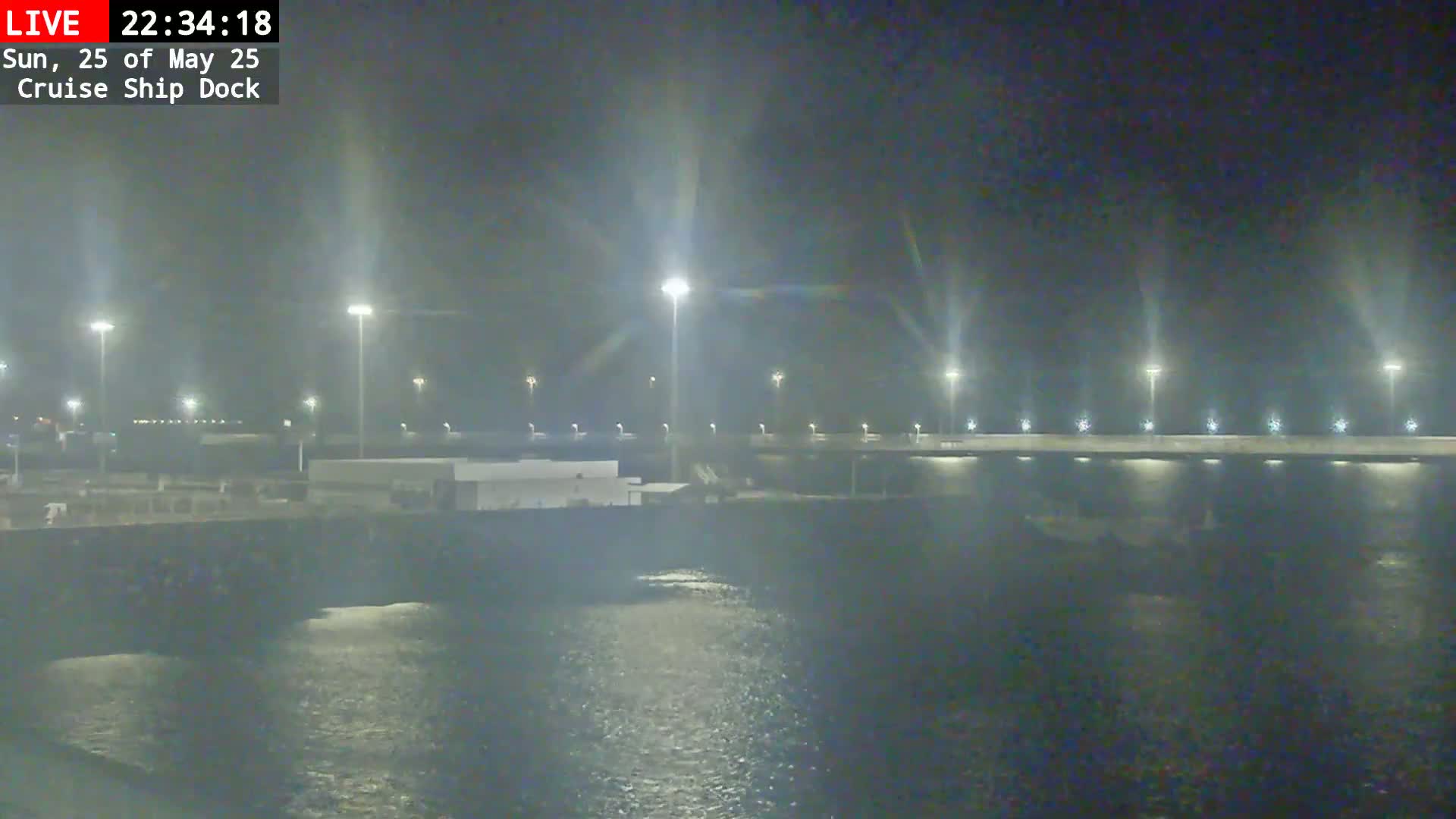 Lanzarote, Arrecife Harbor, Cruise Ship Dock Live Cam - Canary Islands, Las Palmas, Spain