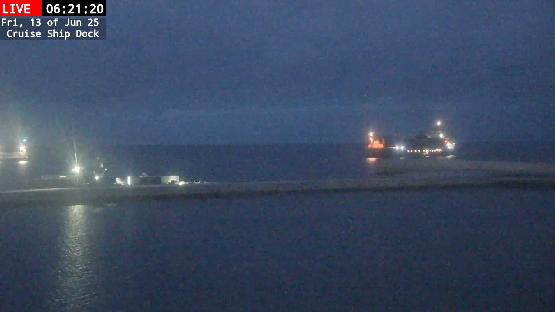 Lanzarote, Arrecife Harbor, Cruise Ship Dock Live Cam - Canary Islands, Las Palmas, Spain
