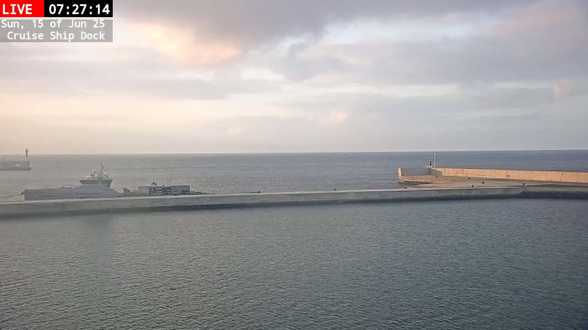 Lanzarote, Arrecife Harbor, Cruise Ship Dock Live Cam - Canary Islands, Las Palmas, Spain
