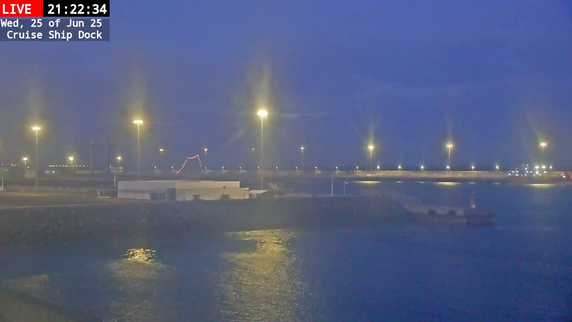 Lanzarote, Arrecife Harbor, Cruise Ship Dock Live Cam - Canary Islands, Las Palmas, Spain