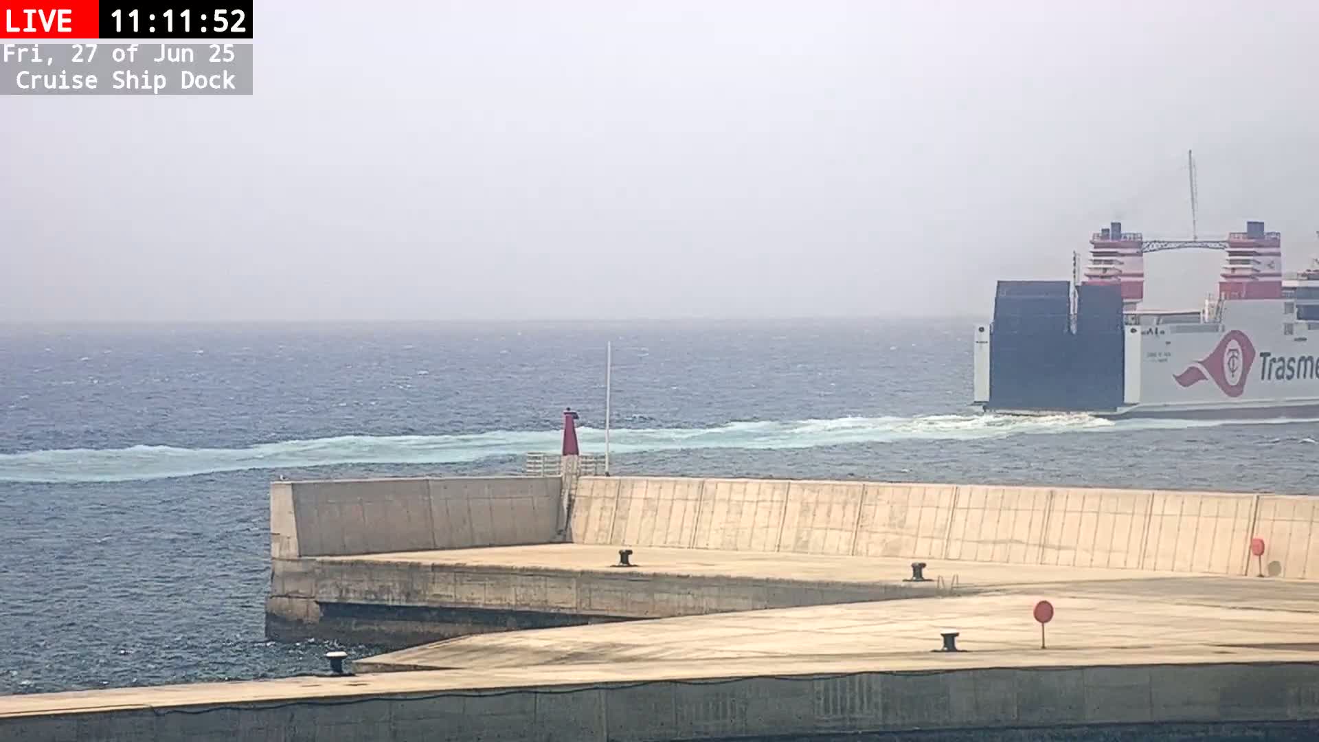 Lanzarote, Arrecife Harbor, Cruise Ship Dock Live Cam - Canary Islands, Las Palmas, Spain