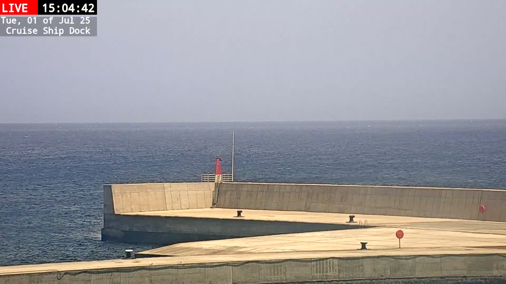 Lanzarote, Arrecife Harbor, Cruise Ship Dock Live Cam - Canary Islands, Las Palmas, Spain