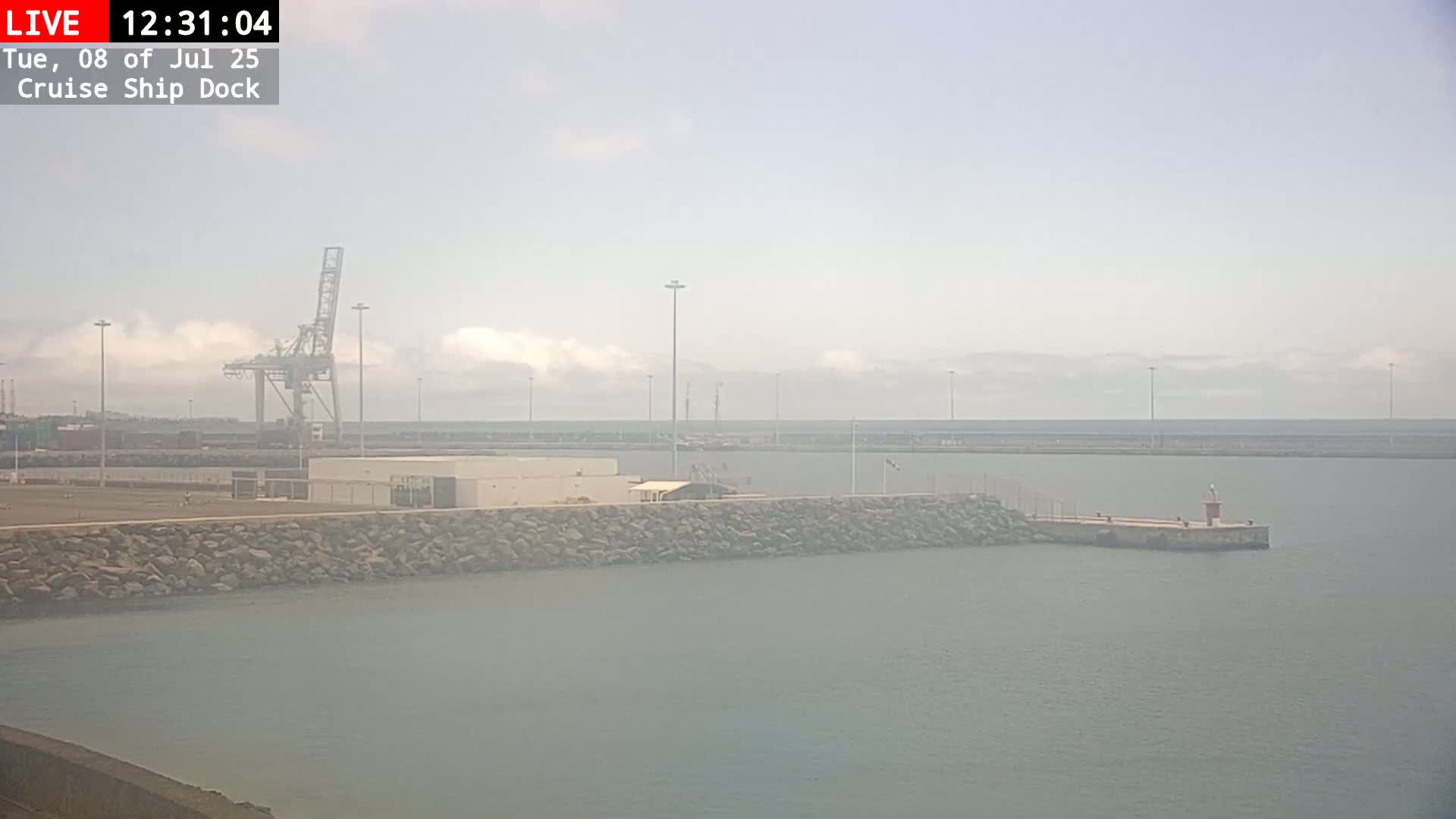 Lanzarote, Arrecife Harbor, Cruise Ship Dock Live Cam - Canary Islands, Las Palmas, Spain