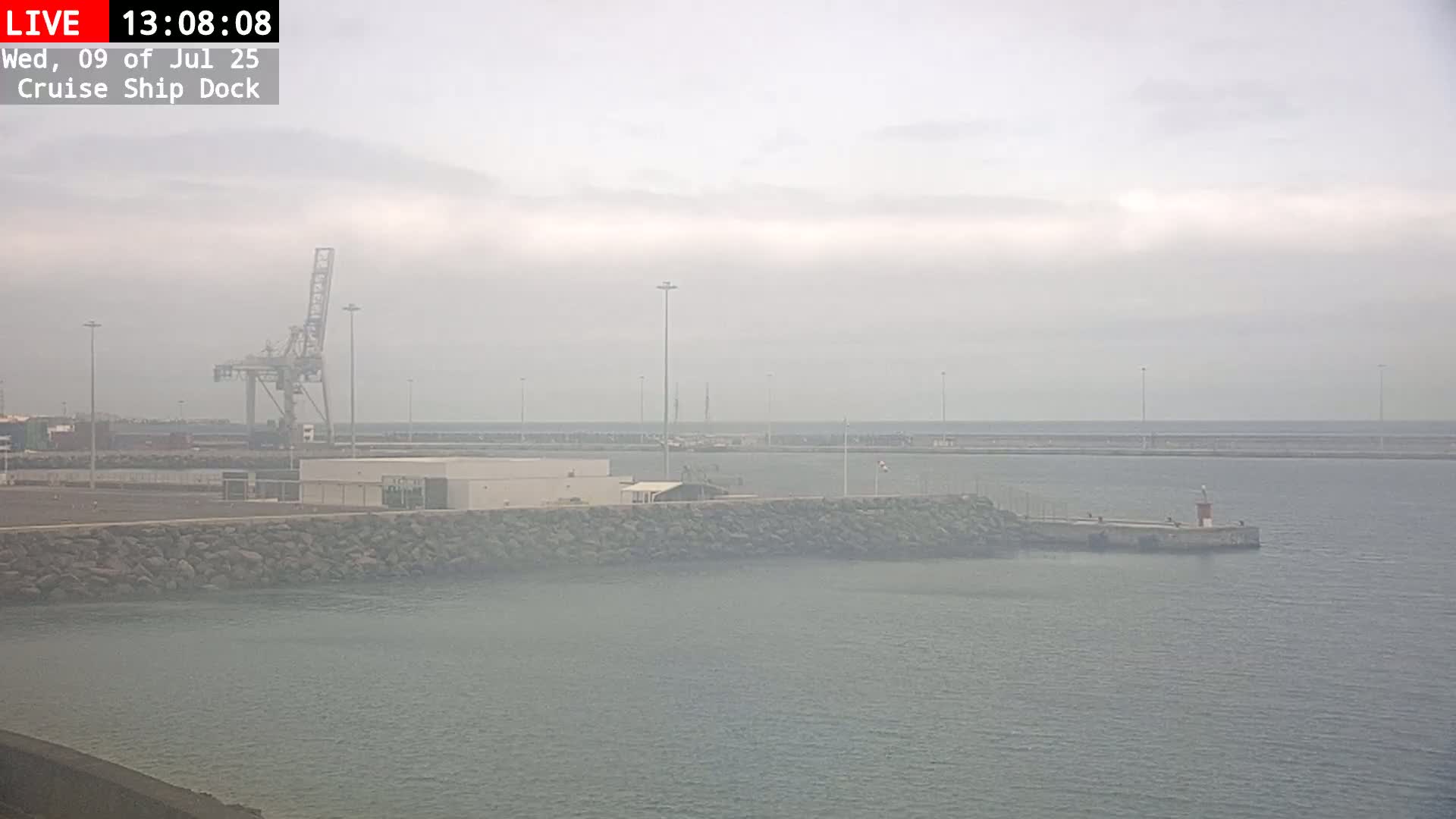 Lanzarote, Arrecife Harbor, Cruise Ship Dock Live Cam - Canary Islands, Las Palmas, Spain