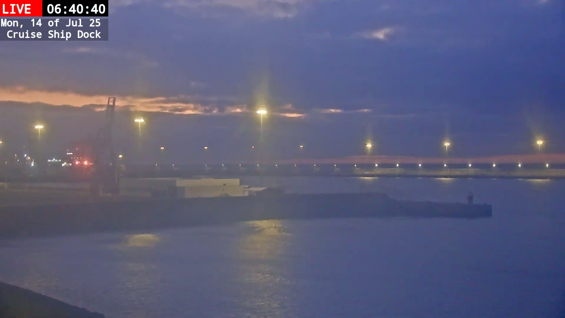 Lanzarote, Arrecife Harbor, Cruise Ship Dock Live Cam - Canary Islands, Las Palmas, Spain