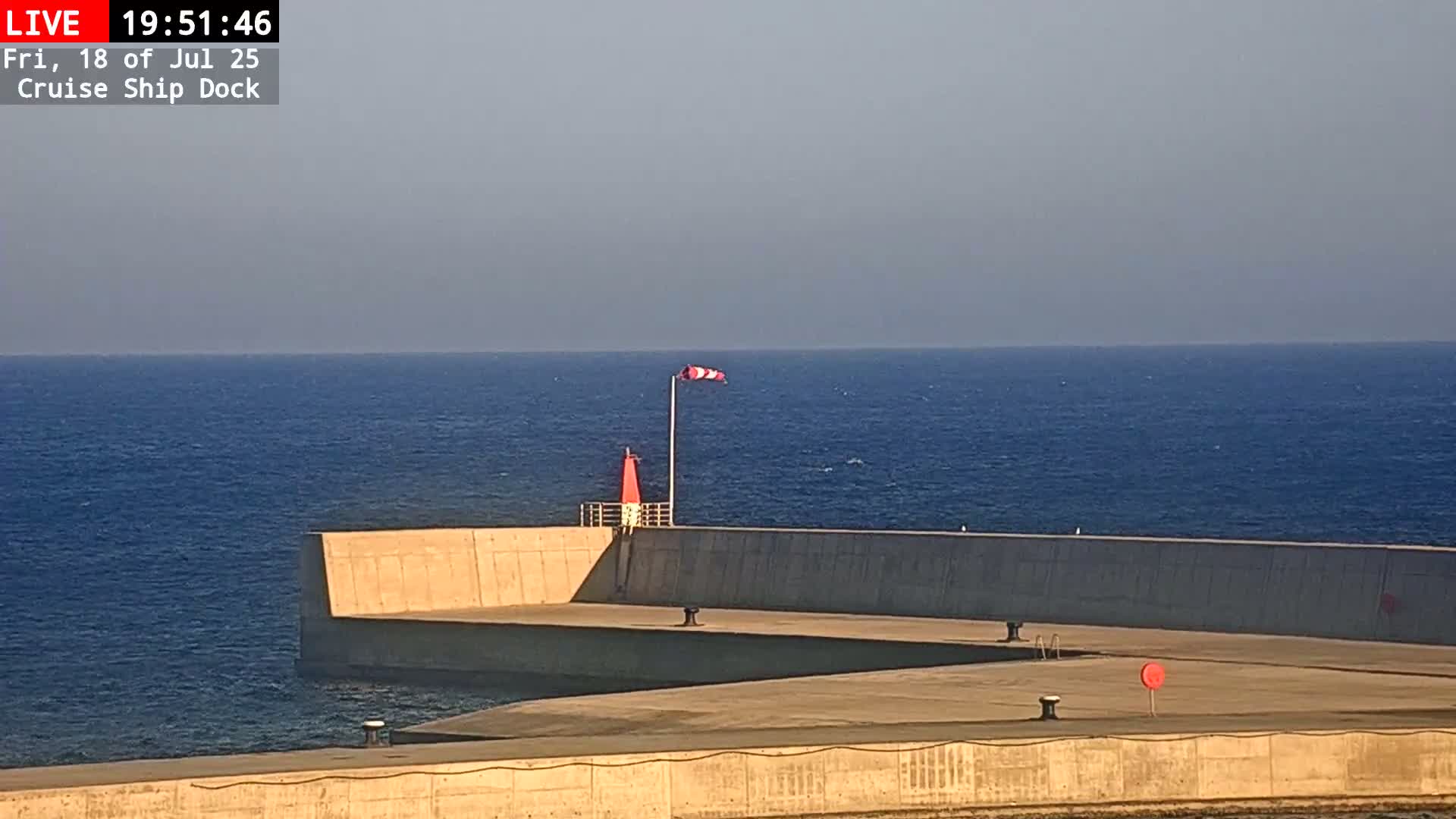 Lanzarote, Arrecife Harbor, Cruise Ship Dock Live Cam - Canary Islands, Las Palmas, Spain