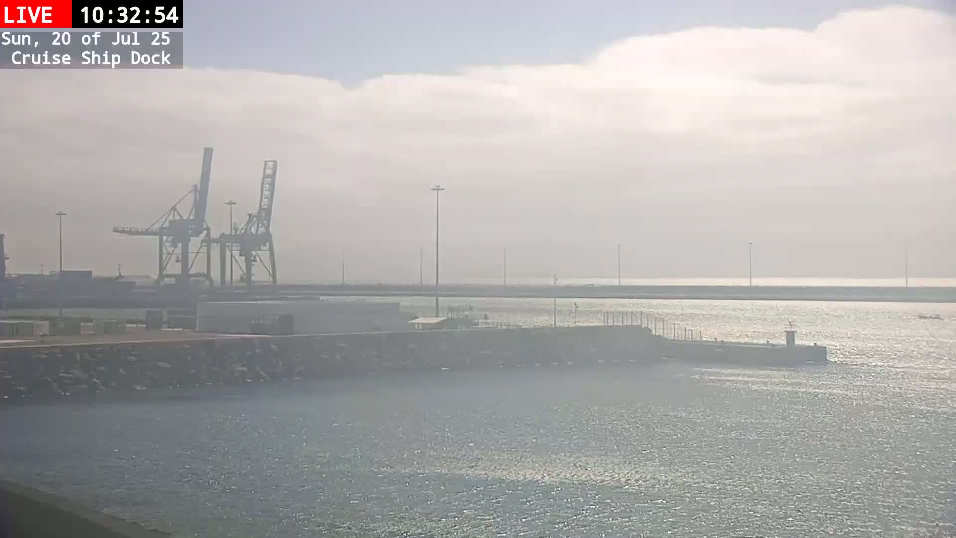 Lanzarote, Arrecife Harbor, Cruise Ship Dock Live Cam - Canary Islands, Las Palmas, Spain