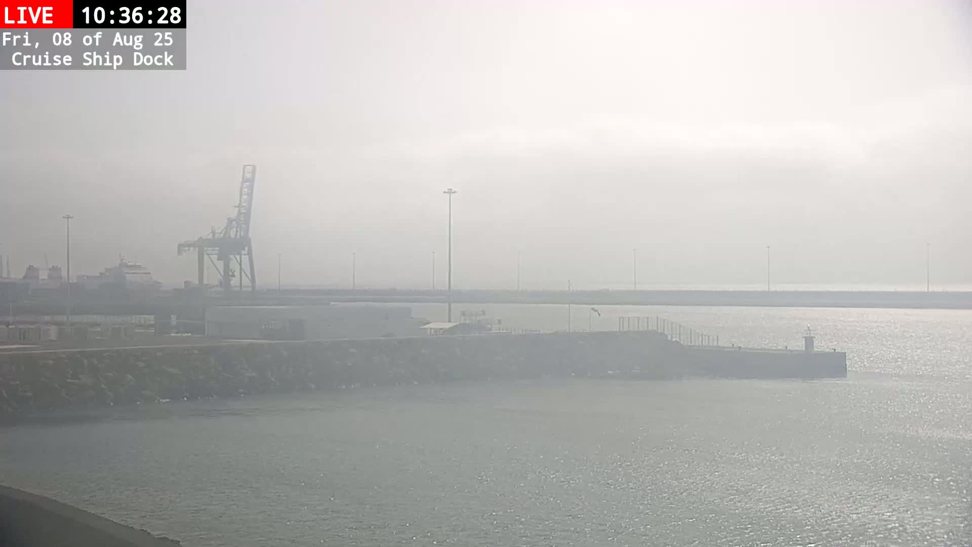 Lanzarote, Arrecife Harbor, Cruise Ship Dock Live Cam - Canary Islands, Las Palmas, Spain