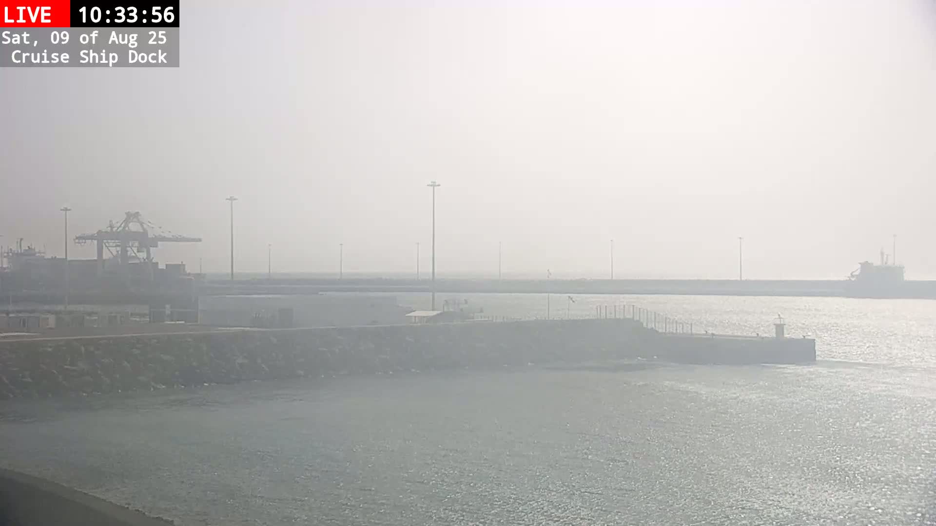 Lanzarote, Arrecife Harbor, Cruise Ship Dock Live Cam - Canary Islands, Las Palmas, Spain