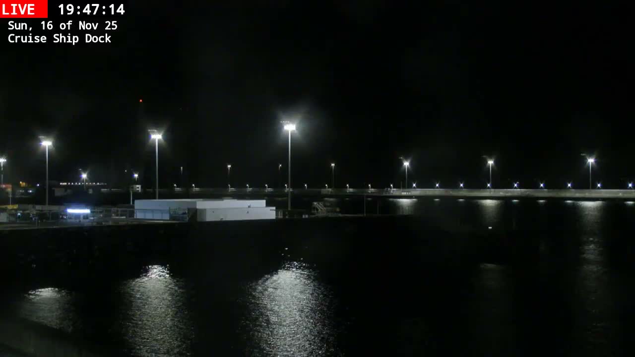 Lanzarote, Arrecife Harbor, Cruise Ship Dock Live Cam - Canary Islands, Las Palmas, Spain