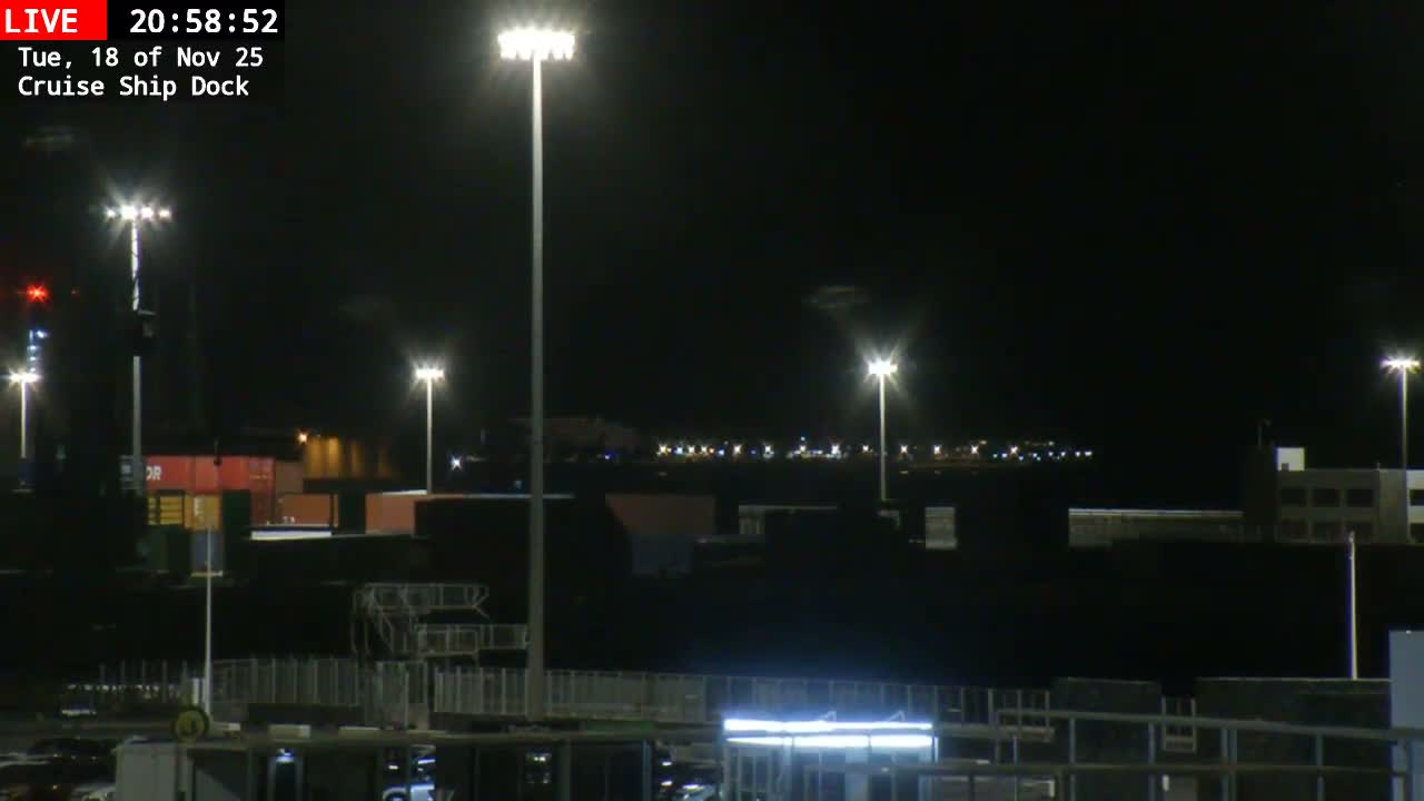 Lanzarote, Arrecife Harbor, Cruise Ship Dock Live Cam - Canary Islands, Las Palmas, Spain