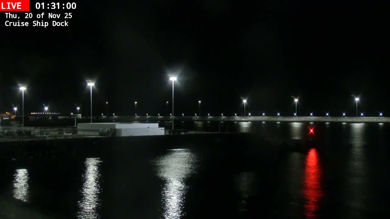 Lanzarote, Arrecife Harbor, Cruise Ship Dock Live Cam - Canary Islands, Las Palmas, Spain