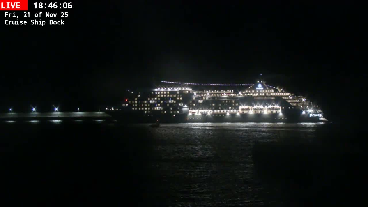 Lanzarote, Arrecife Harbor, Cruise Ship Dock Live Cam - Canary Islands, Las Palmas, Spain