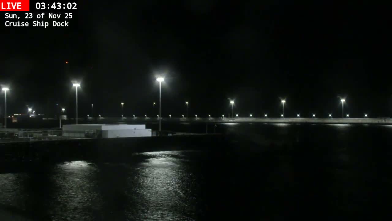 Lanzarote, Arrecife Harbor, Cruise Ship Dock Live Cam - Canary Islands, Las Palmas, Spain