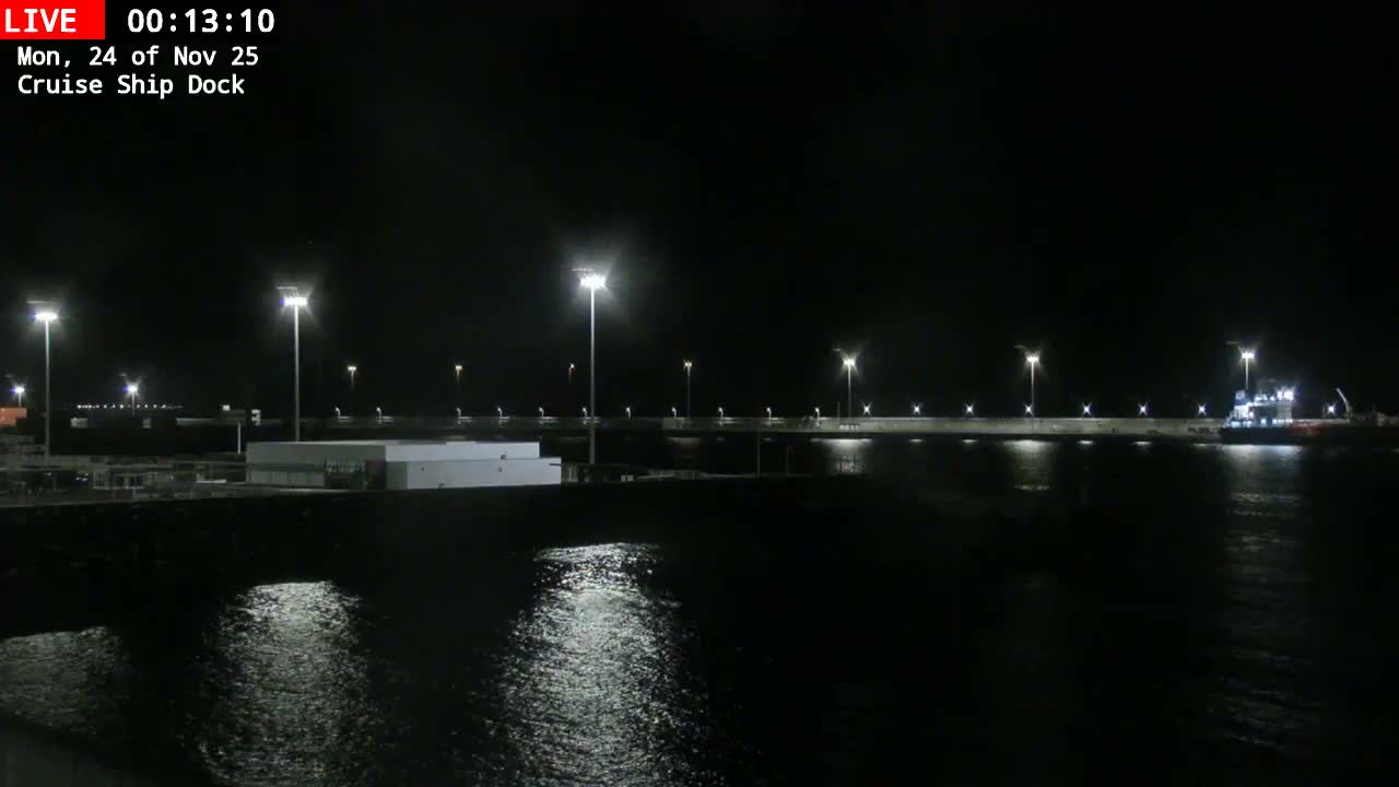 Lanzarote, Arrecife Harbor, Cruise Ship Dock Live Cam - Canary Islands, Las Palmas, Spain