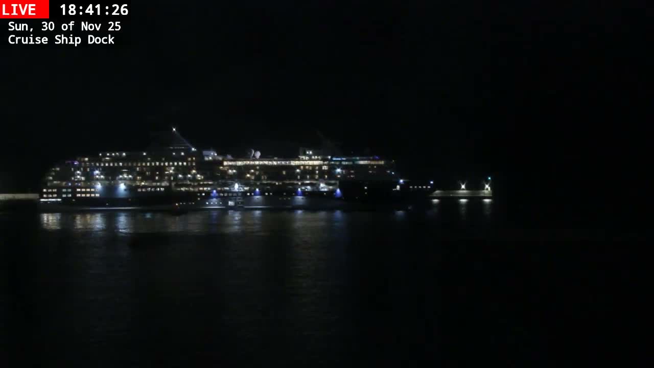 Lanzarote, Arrecife Harbor, Cruise Ship Dock Live Cam - Canary Islands, Las Palmas, Spain