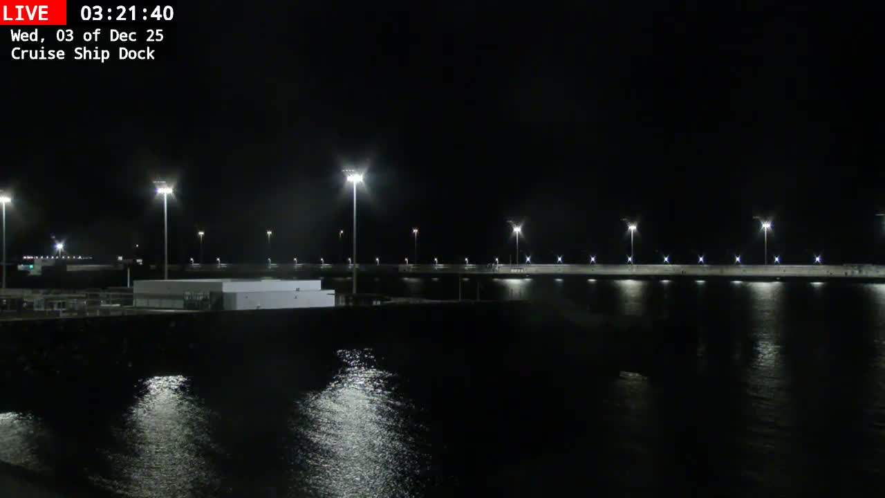 Lanzarote, Arrecife Harbor, Cruise Ship Dock Live Cam - Canary Islands, Las Palmas, Spain