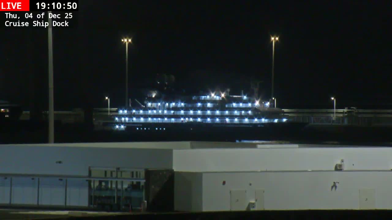 Lanzarote, Arrecife Harbor, Cruise Ship Dock Live Cam - Canary Islands, Las Palmas, Spain