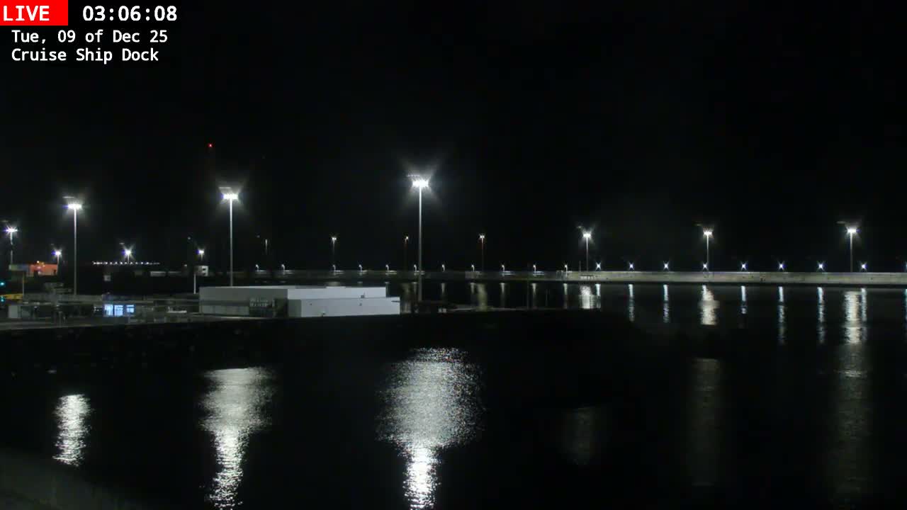 Lanzarote, Arrecife Harbor, Cruise Ship Dock Live Cam - Canary Islands, Las Palmas, Spain